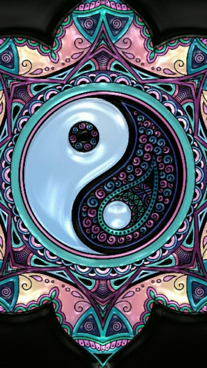 Peace & Yin Yang. Phone background patterns, Wallpaper, Ying yang wallpaper