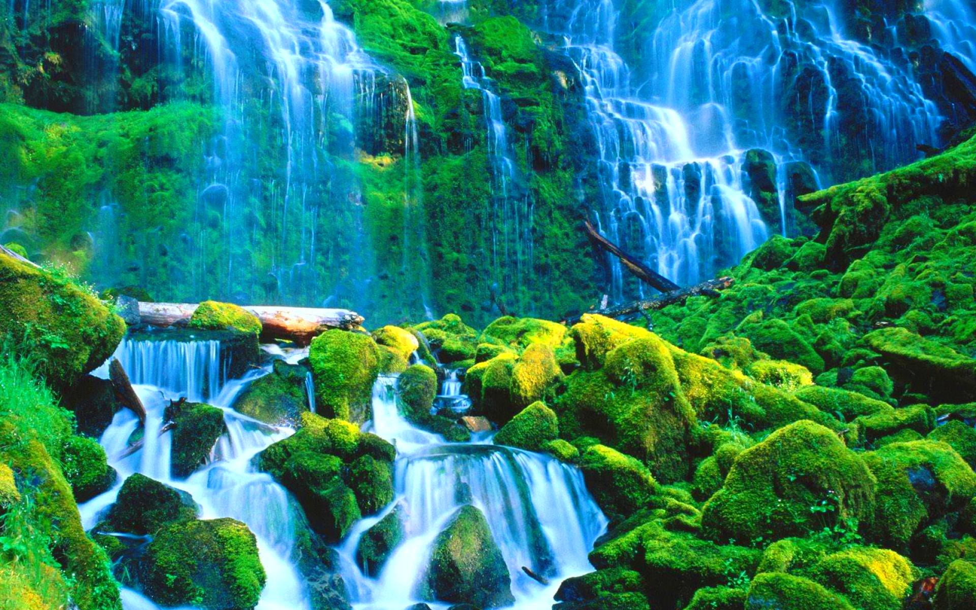 Waterfalls & Waterfalls Wallpaper