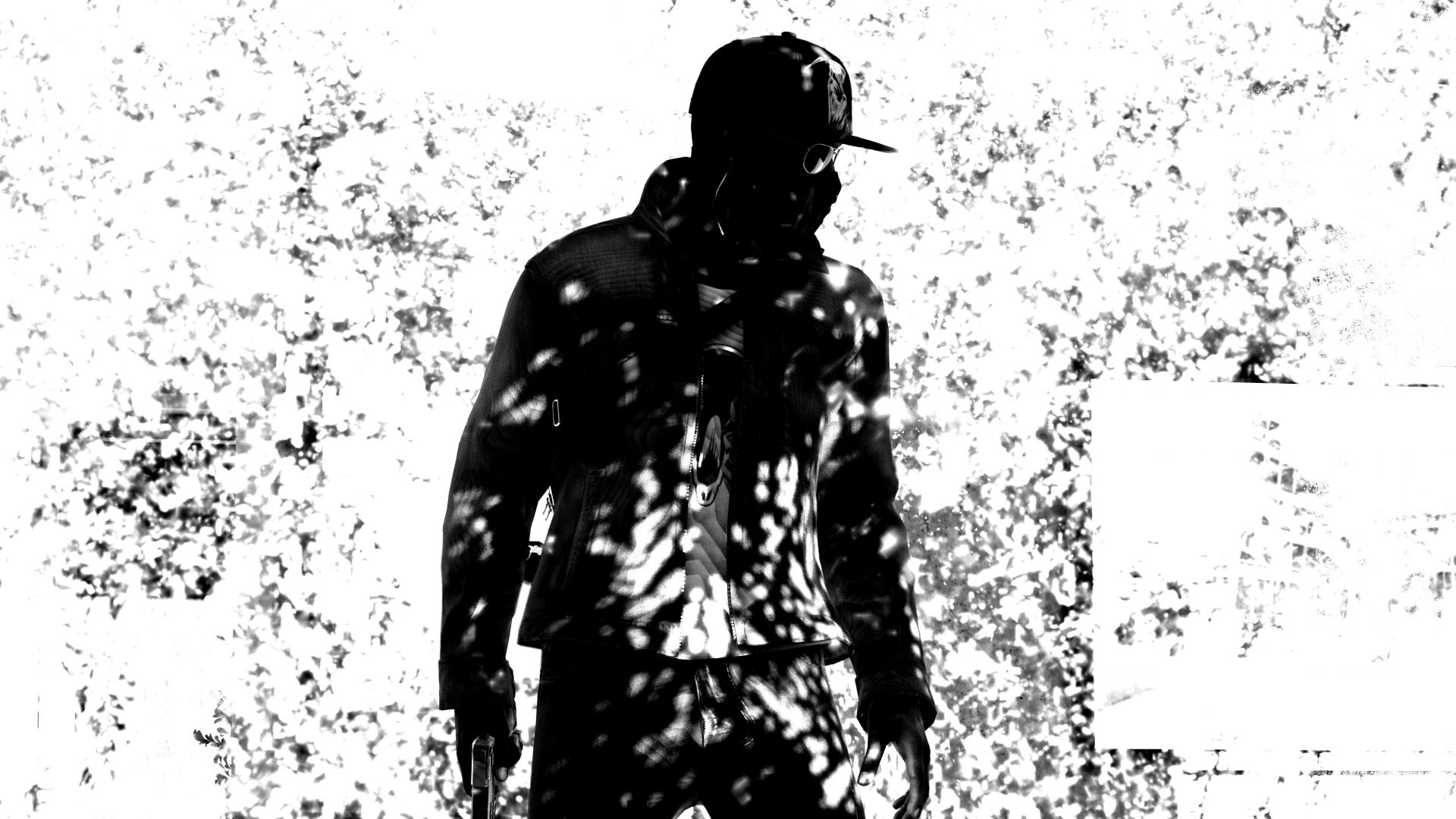 Watch dogs 2, video game, monochrome wallpaper, HD image, picture, background, 656586