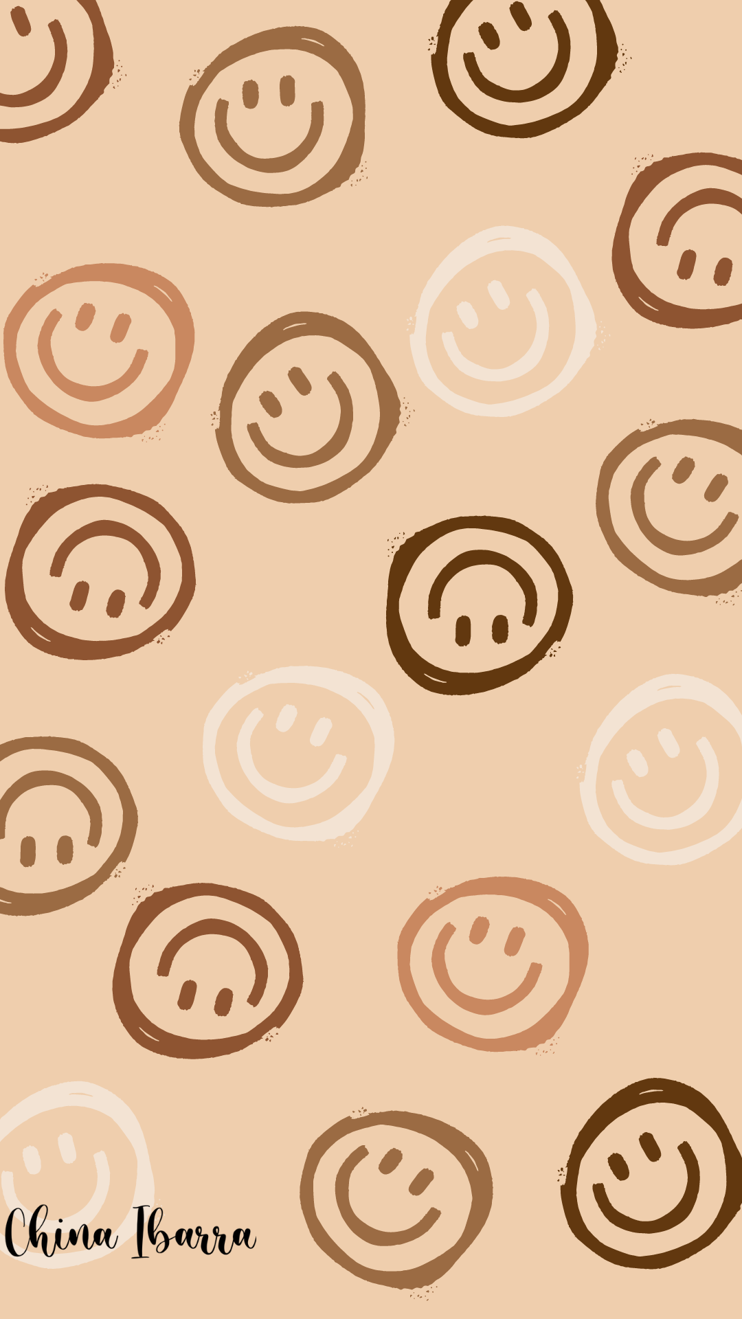 Happy face. Wallpaper iphone love, iPhone wallpaper vintage, iPhone wallpaper pattern