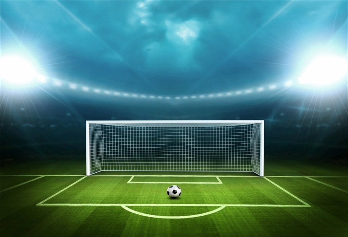 Football Pitch With Goal