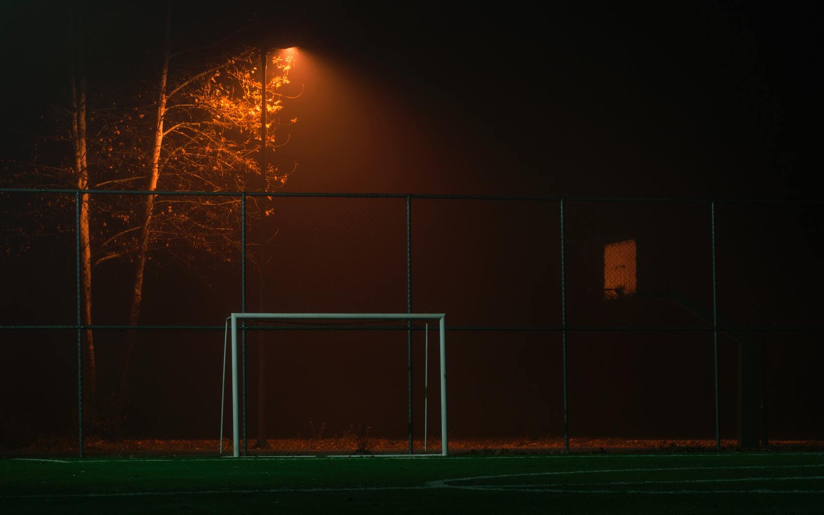 Soccer Goal Net Dark Field Photography 4k 1680x1050 Resolution HD 4k Wallpaper, Image, Background, Photo and Picture