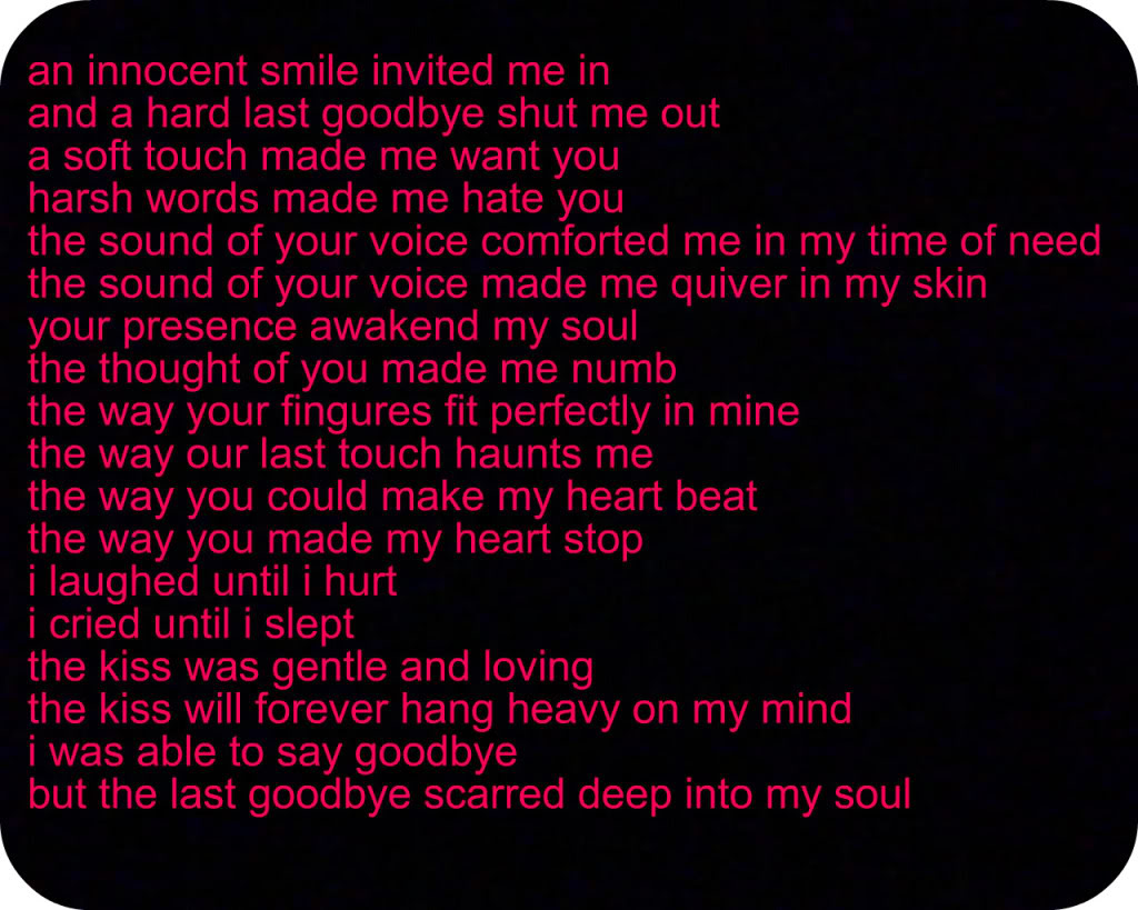Sweet Sad Love Poems