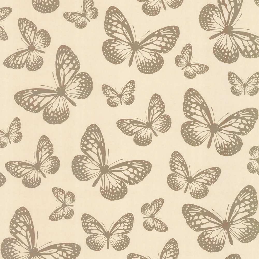 Free download Love Wallpaper Metallic Butterfly Wallpaper Cream Gold eBay [1000x1000] for your Desktop, Mobile & Tablet. Explore Vintage Butterfly Wallpaper. Wallpaper with Butterflies, Butterfly Wallpaper, Flower Butterfly Wallpaper