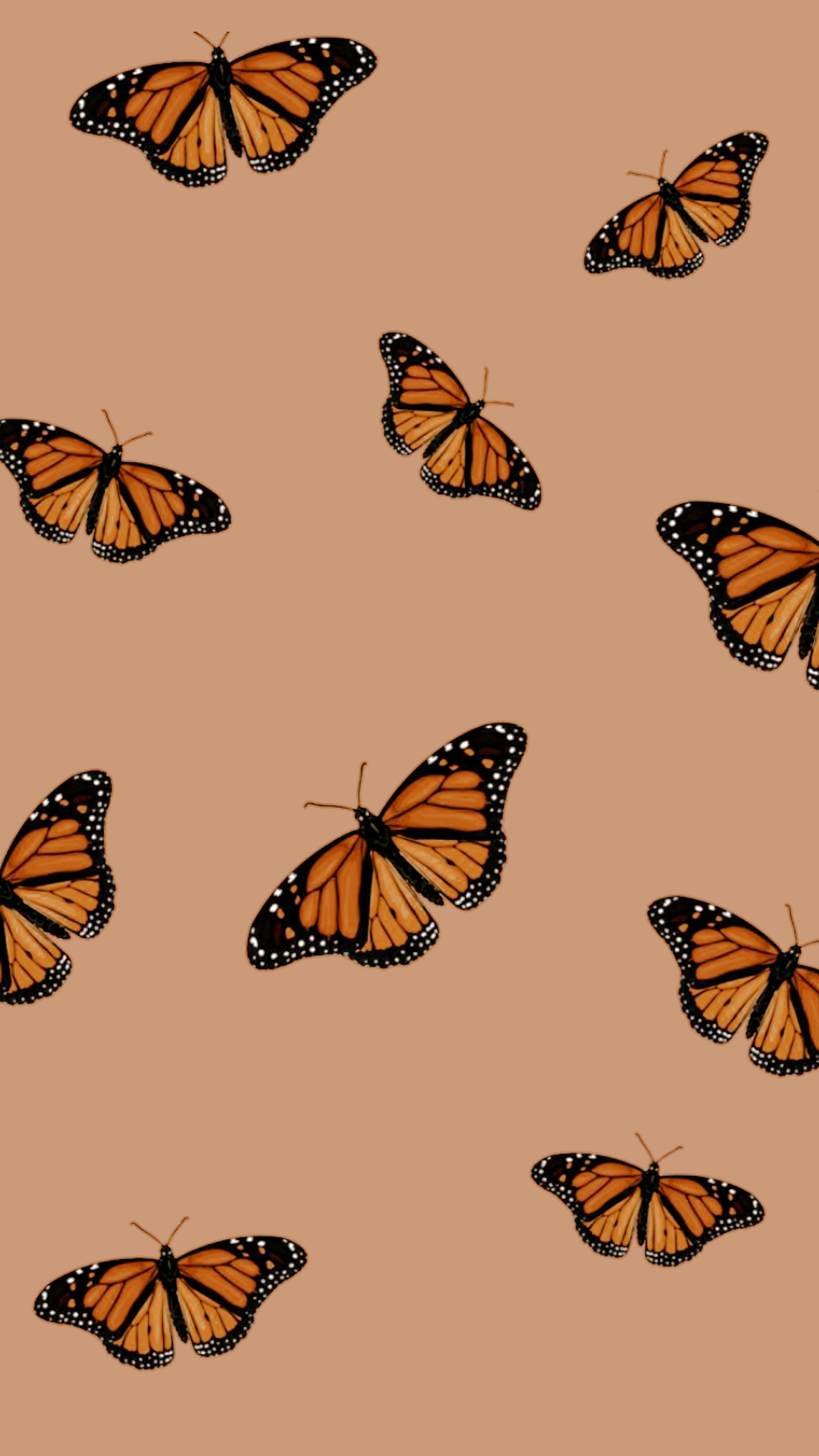 Vintage Butterfly Wallpaper