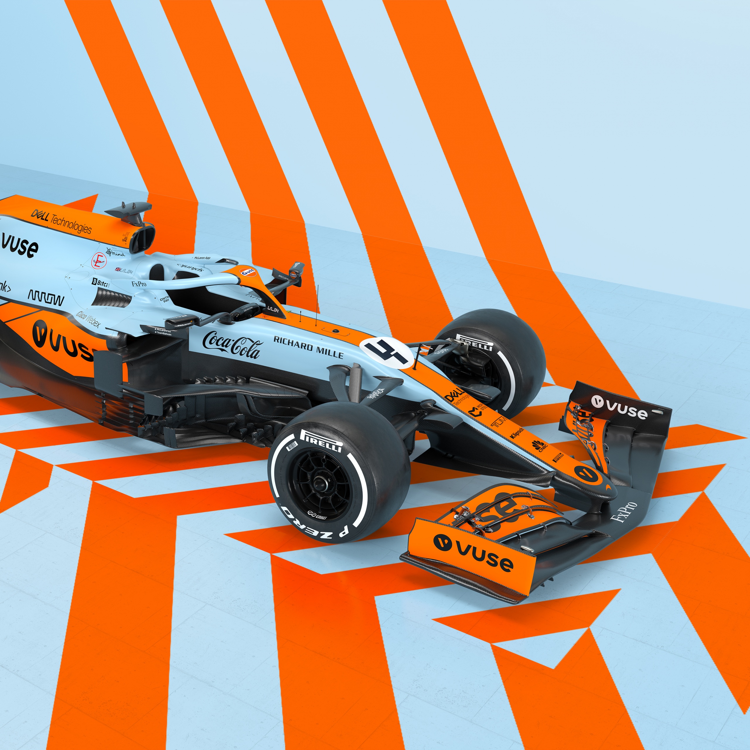 McLaren MCL35M Wallpaper 4K, Formula