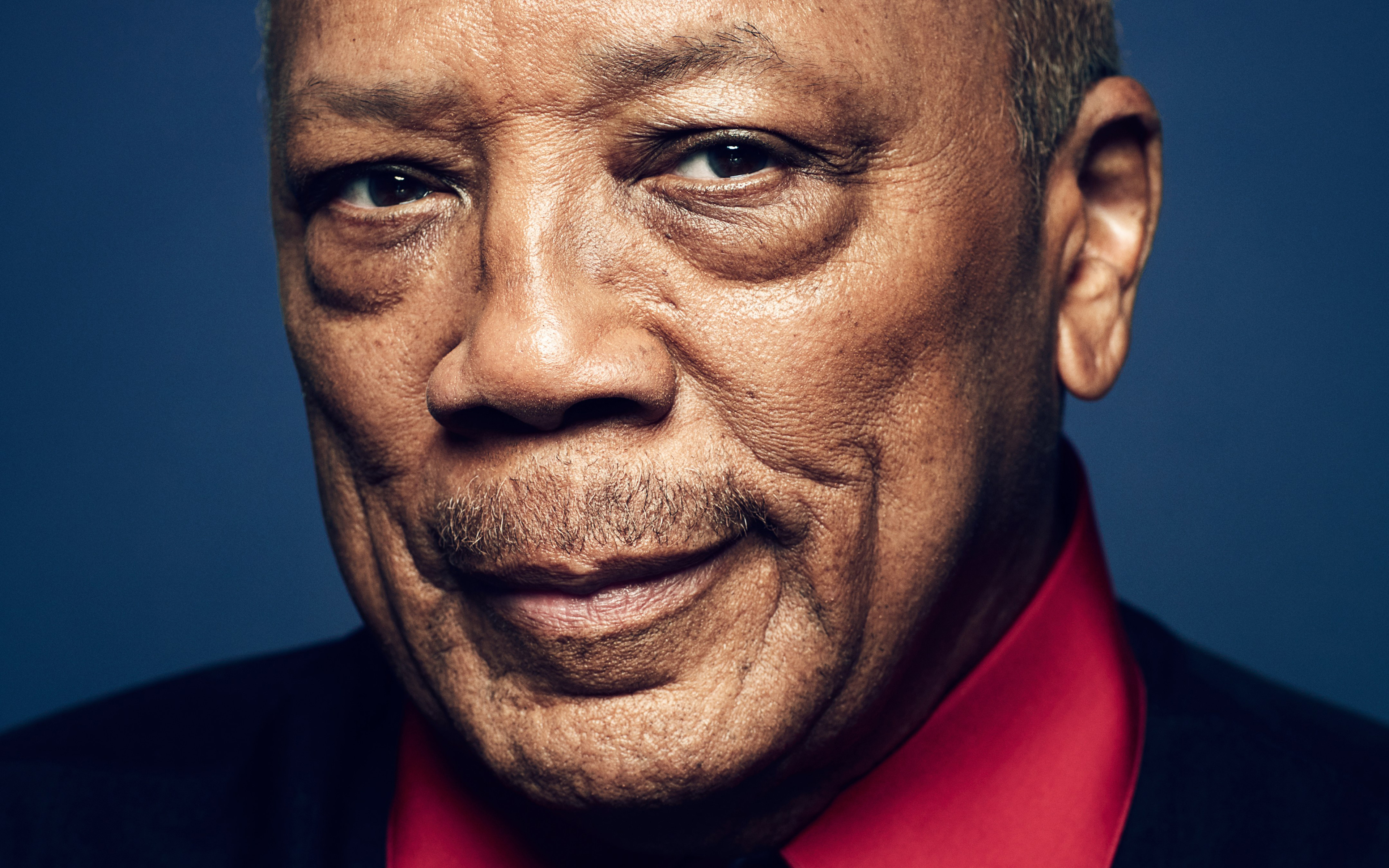 Download wallpaper Quincy Jones, 4k, american composer, 2018, photohoot, GQ, celebrity for desktop with resolution 3840x2400. High Quality HD picture wallpaper