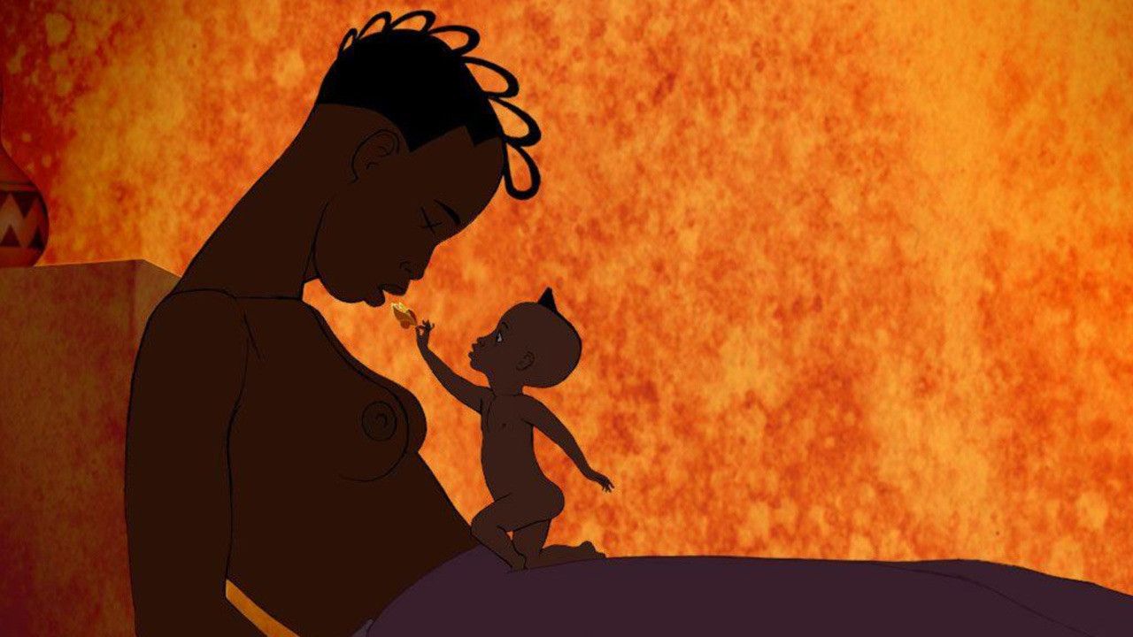 kirikou et la sorciere. Animation film, Black lives matter art, Black girl art
