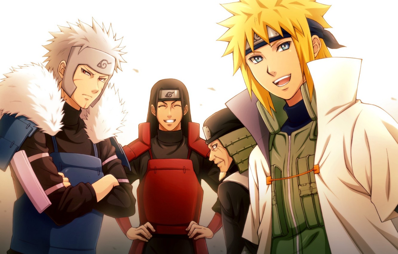Wallpaper anime, art, Naruto, Hokage, Minato image for desktop, section прочее