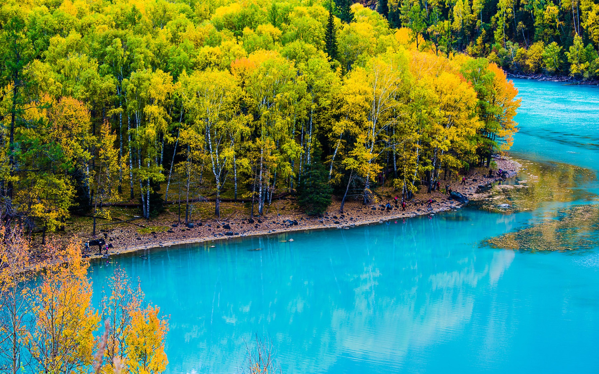 Kanas Lake Xinjiang China Travel Photo HD Wallpaper