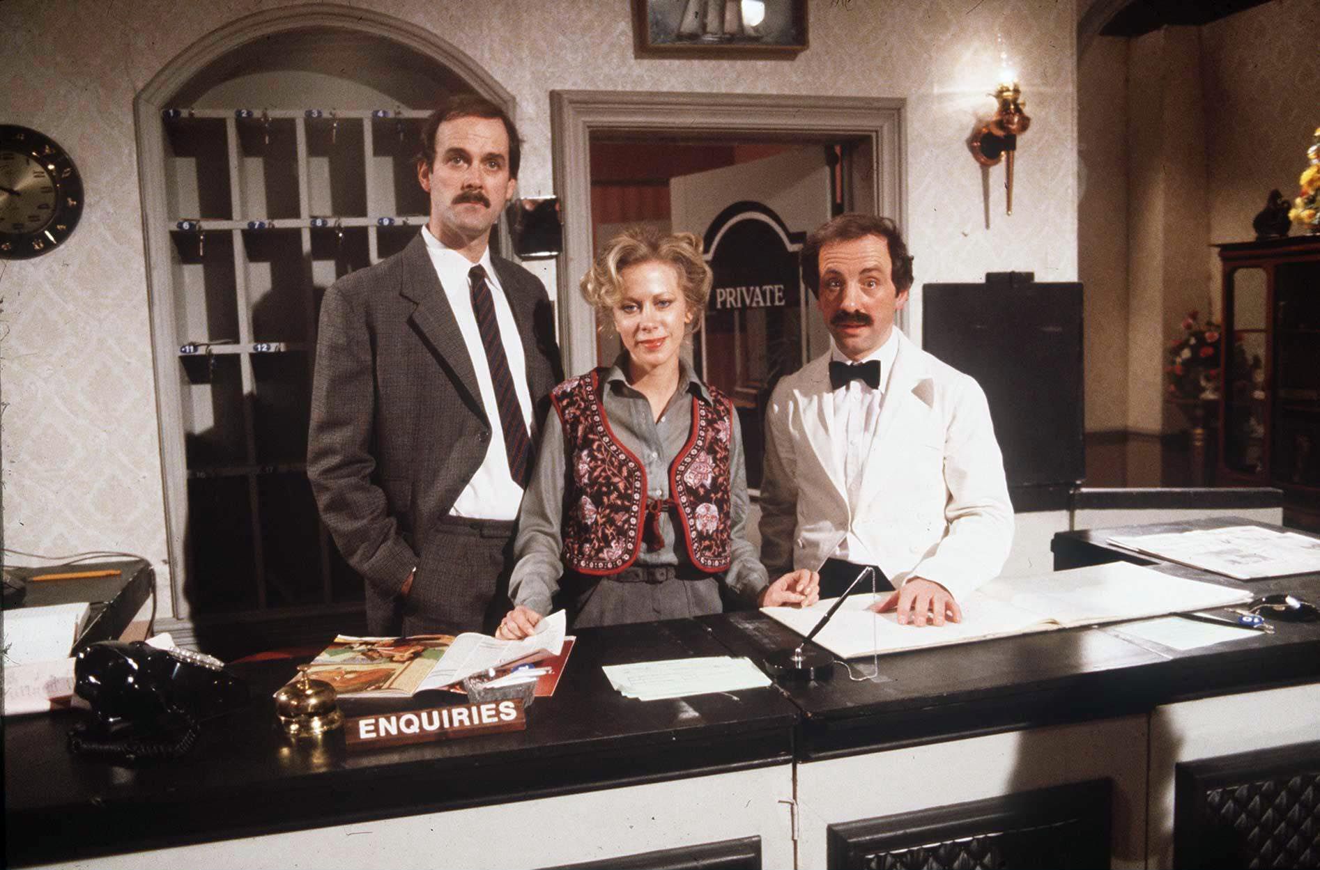 Remember them? TV characters of the '70s. Fawlty towers, Tv characters, British sitcoms