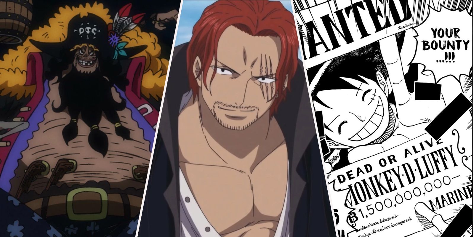 One Piece: Highest Bounties In The Series, Ranked