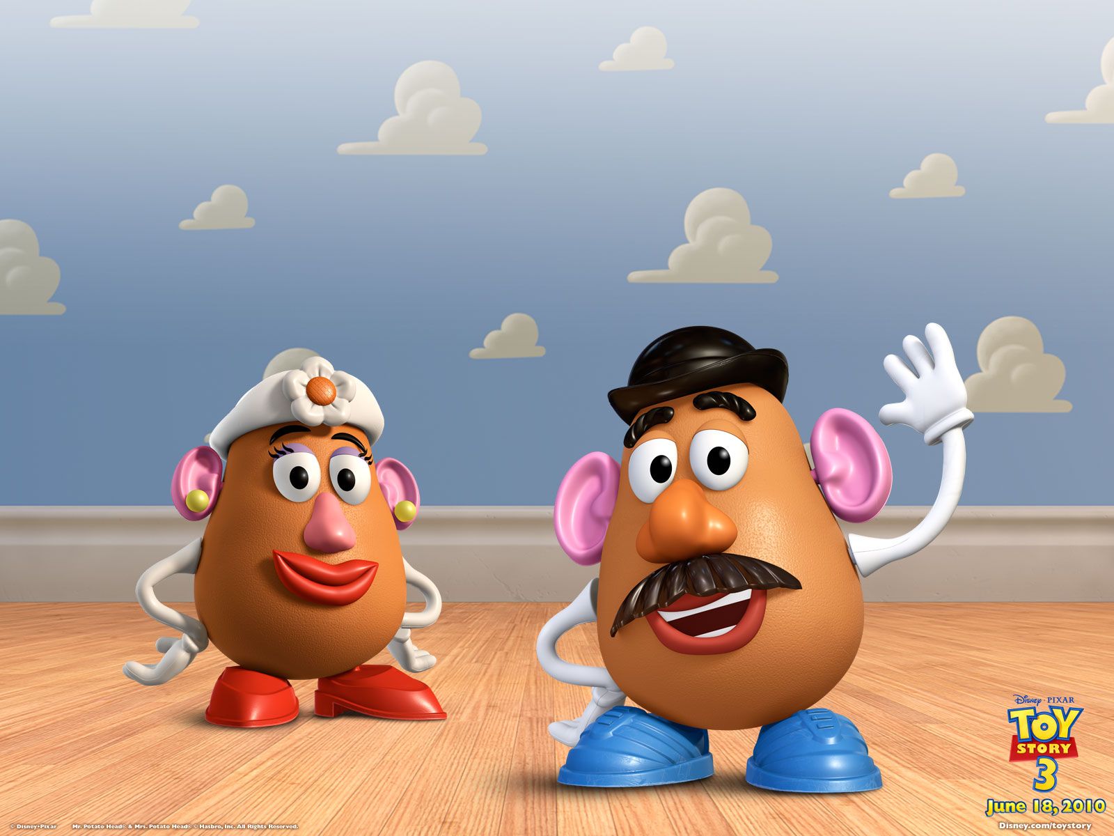 Mr. & Mrs. Potato Head. Toy story potato, Toy story crafts, Toy story characters