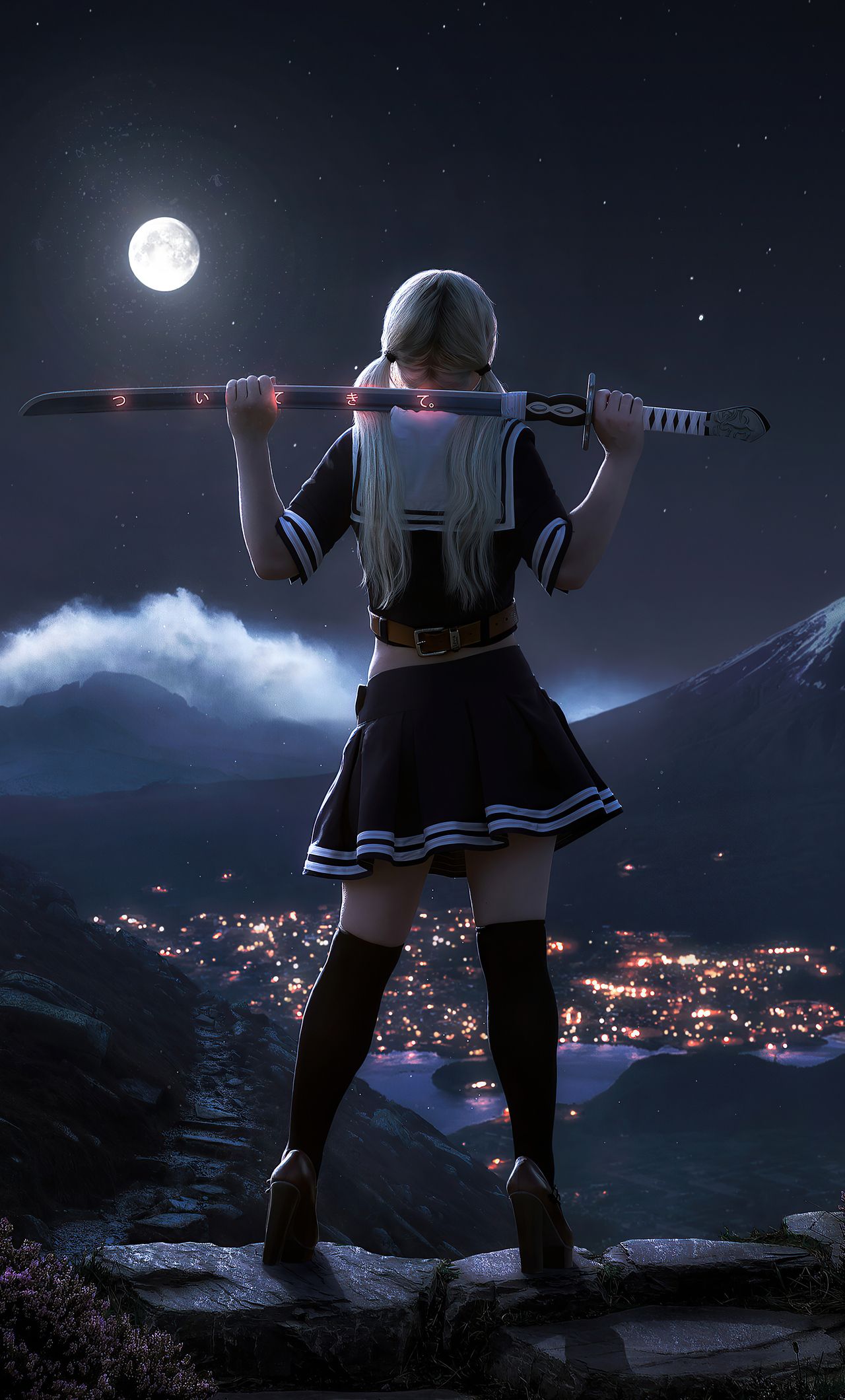 iPhone Samurai Girl Wallpaper, HD iPhone Samurai Girl Background on WallpaperBat