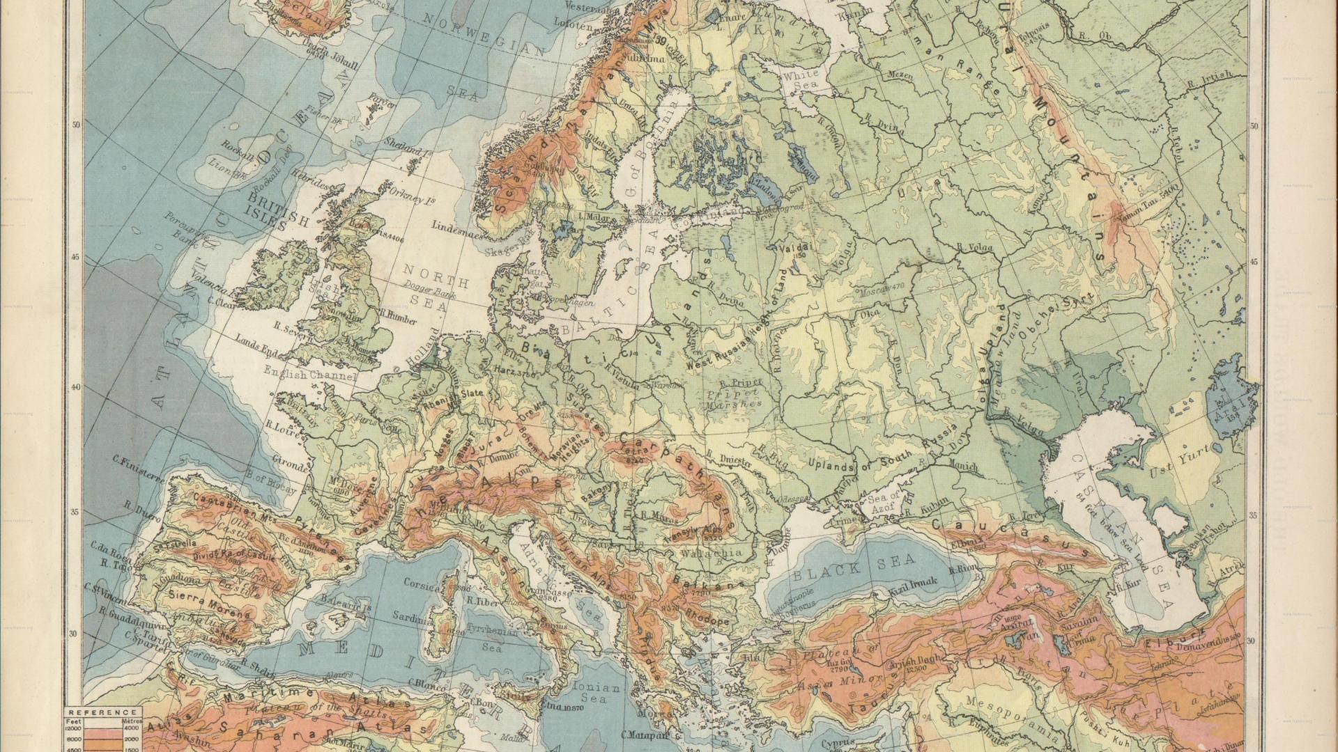 Europe Map Wallpaper, HD Europe Map Background on WallpaperBat