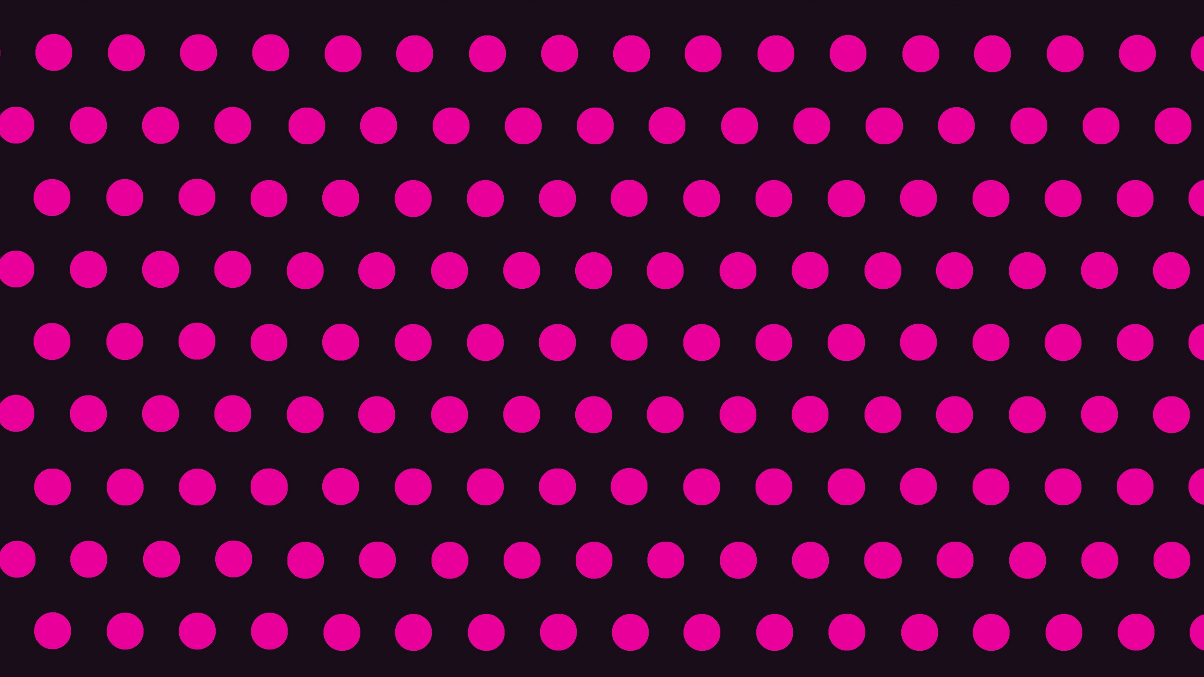 Wallpaper 4k circles, art, pink, black 4k Wallpaper