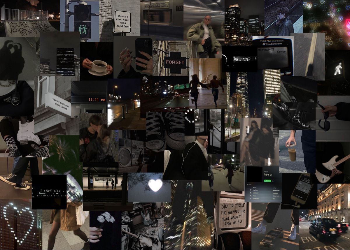 Grunge Aesthetic Collage Laptop
