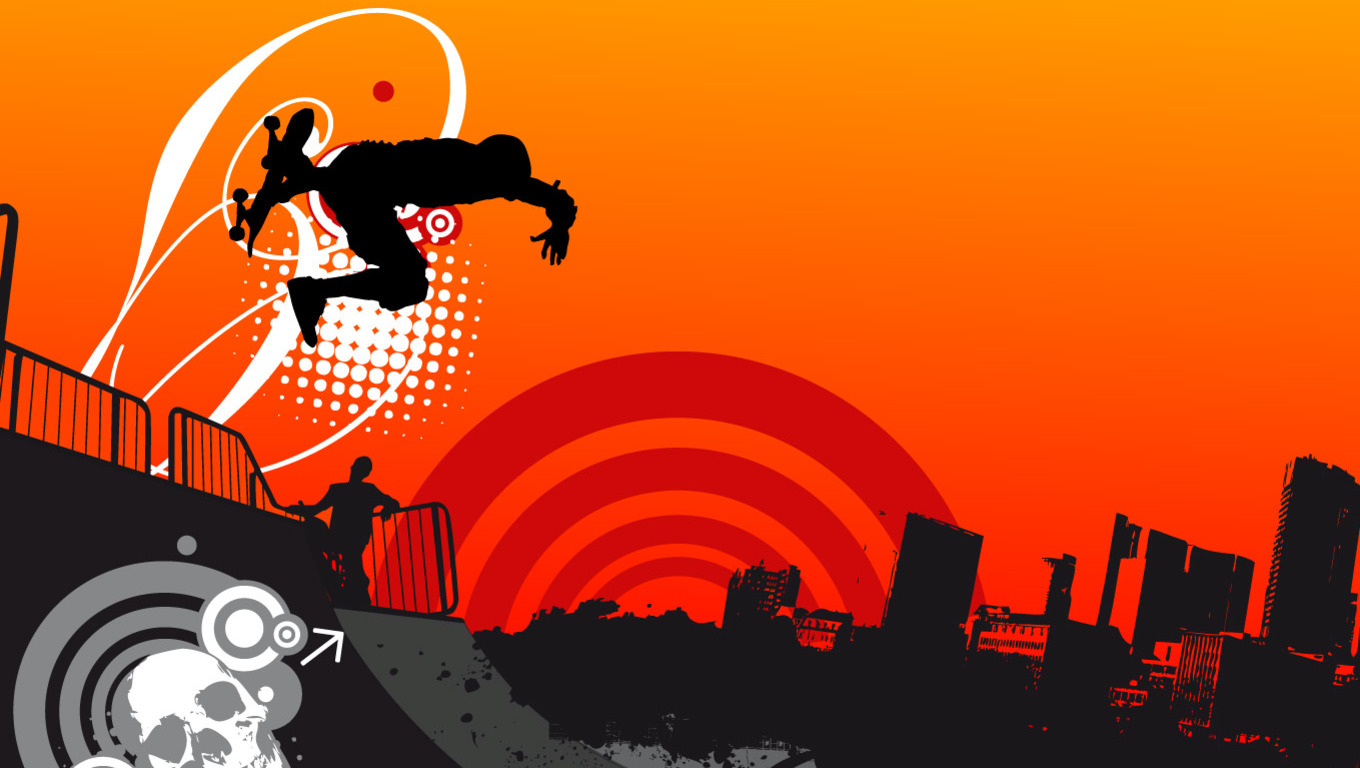 Free download Super Skate Wallpaper [1360x768] for your Desktop, Mobile & Tablet. Explore Cool Skateboarding Wallpaper. Awesome Skateboard Wallpaper, Cool Crazy Wallpaper, Skating Wallpaper