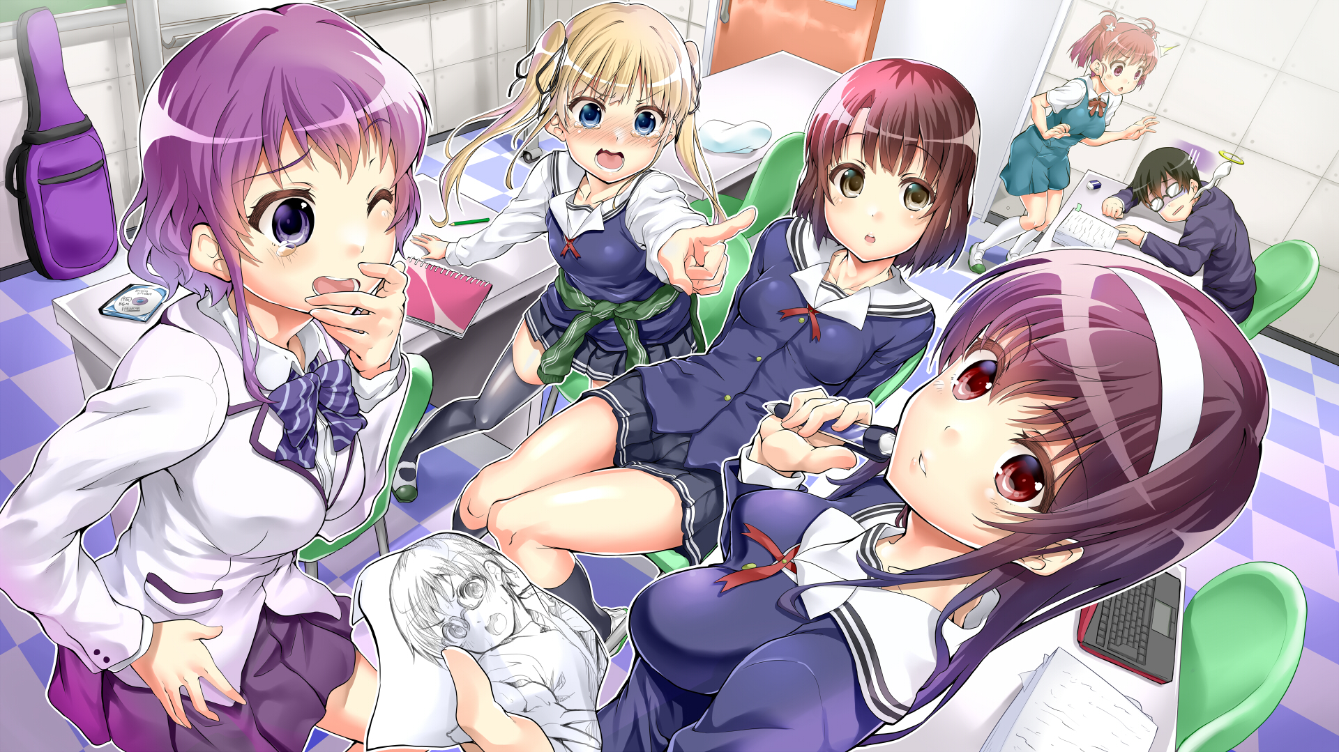 Free download Saekano How to Raise a Boring Girlfriend Wallpaper 6 1920 X [1920x1079] for your Desktop, Mobile & Tablet. Explore Saekano: How To Raise A Boring Girlfriend Wallpaper