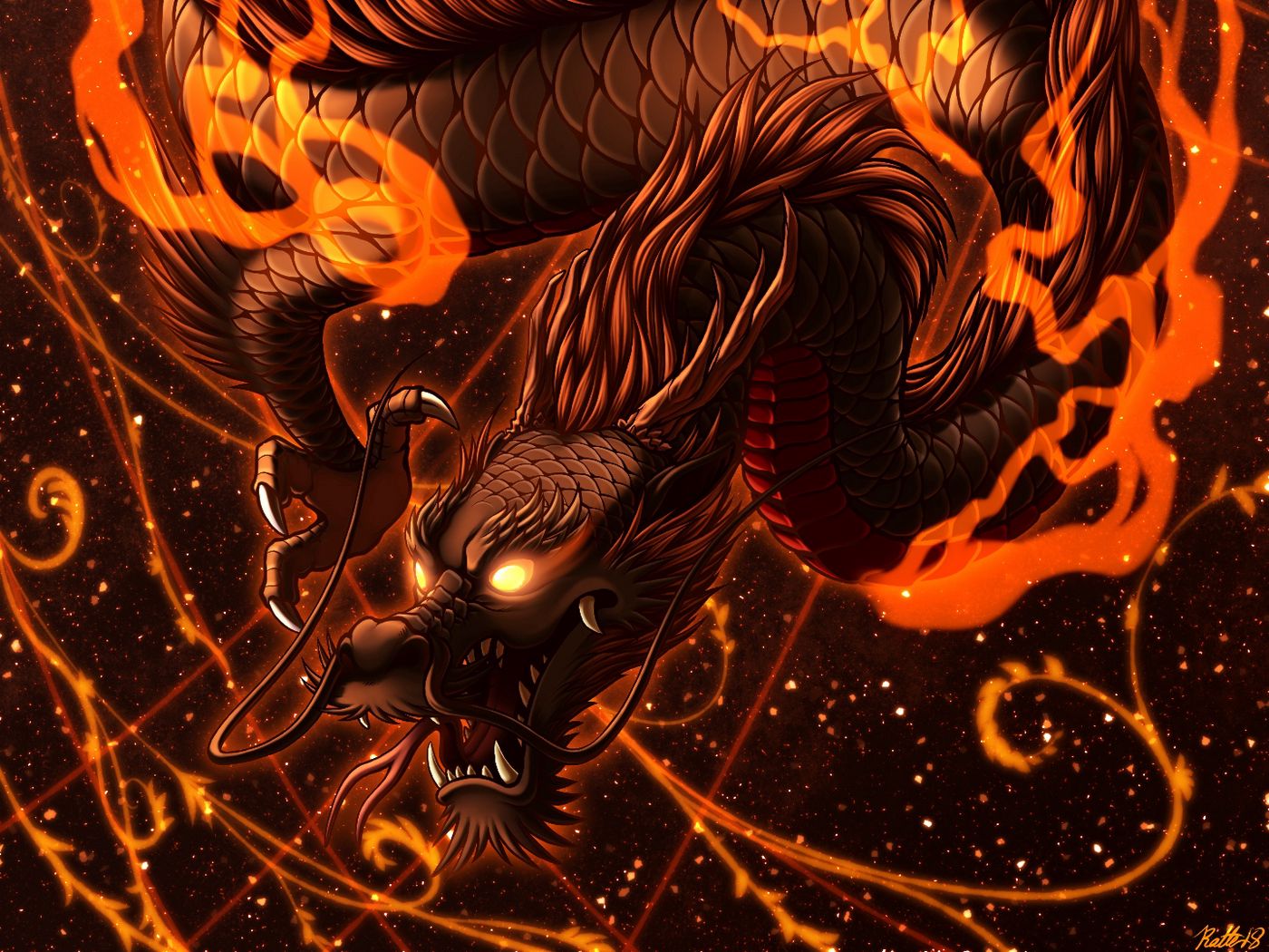 Free download Download wallpaper 1400x1050 dragon fire art flame snake [1400x1050] for your Desktop, Mobile & Tablet. Explore Fire Snake Wallpaper. Snake Wallpaper, Snake Wallpaper HD, Snake Wallpaper