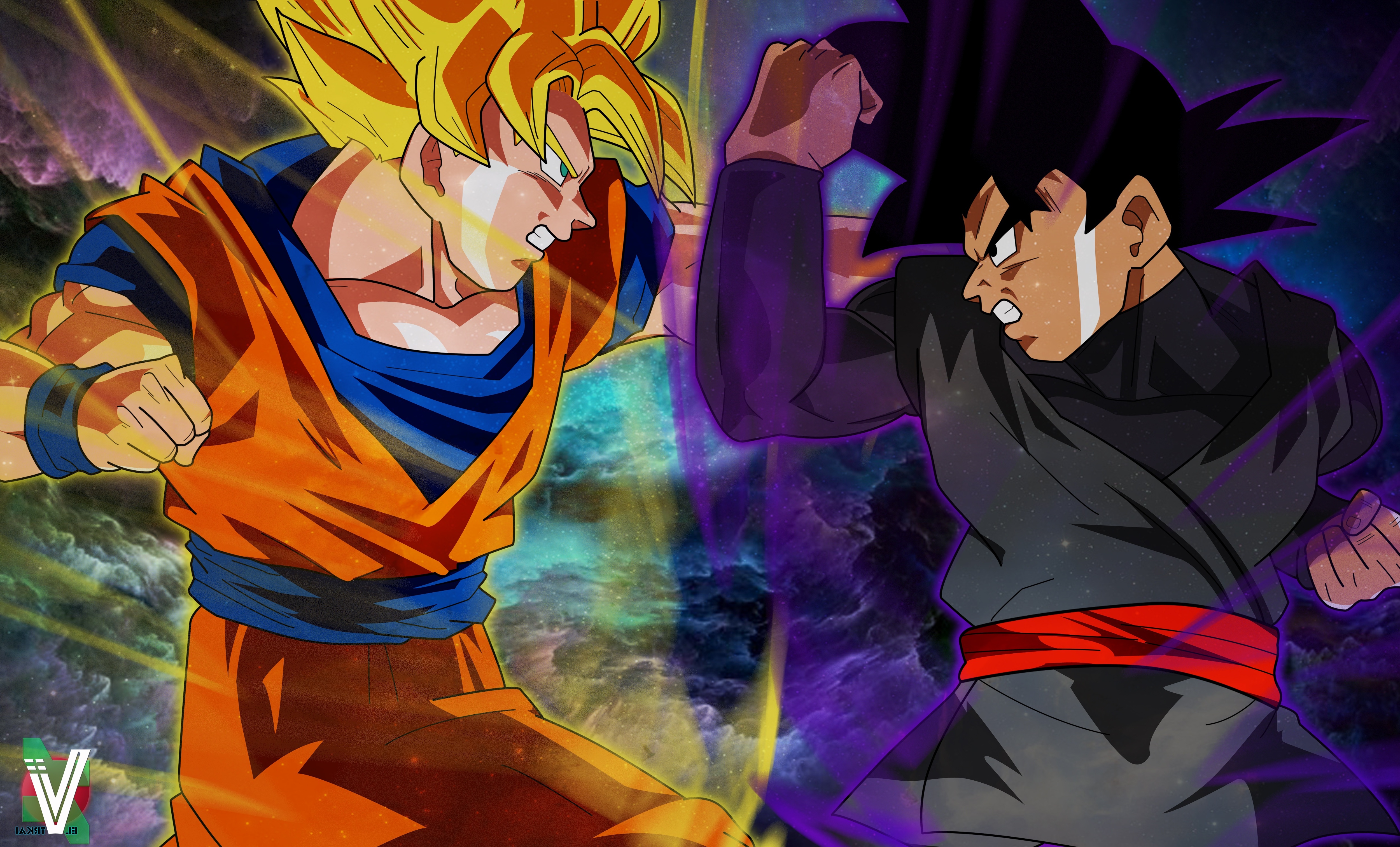 Wallpaper Goku, Black Goku, Dragon Ball:5000x3027