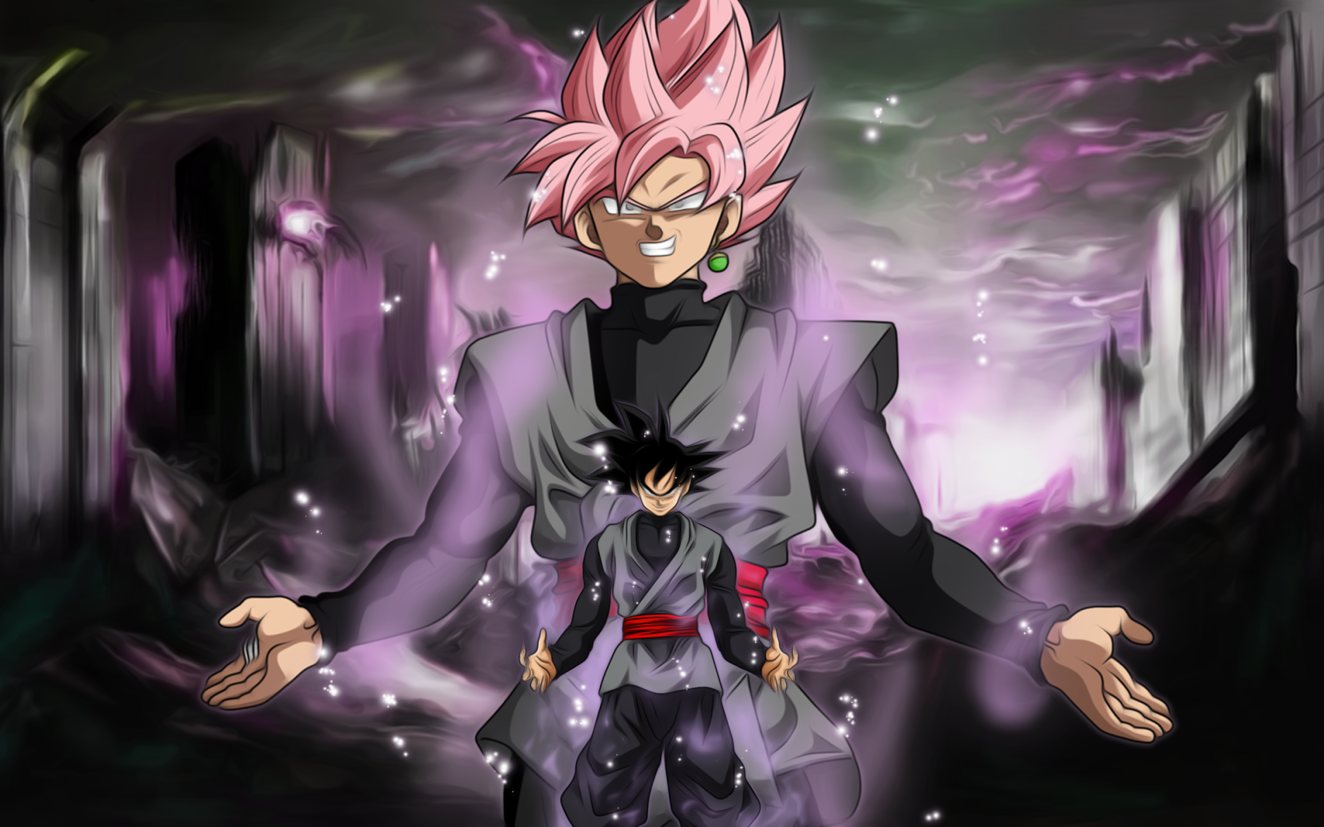 Super Saiyan Rose, Art, Dragon Ball Super, Goku Black, Ball Super Black