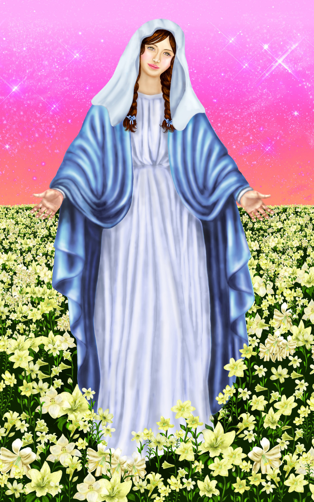 Free download Mexican Virgin Mary Art Virgin mary virgen maria by 1600x1939...