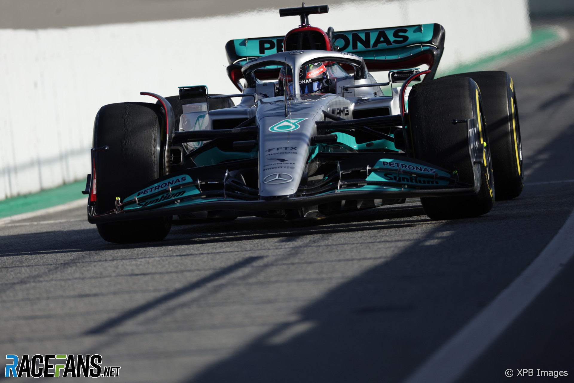 George Russell, Mercedes, Circuit de Catalunya, 2022 · RaceFans