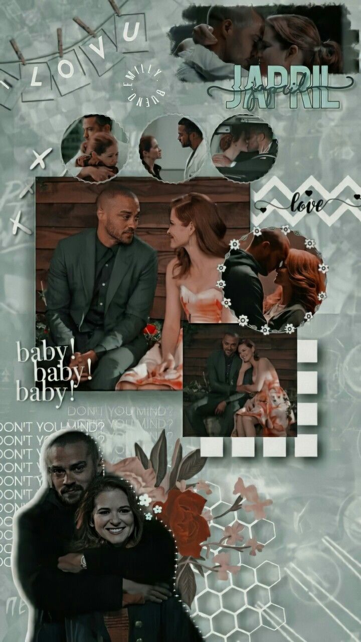 Wallpaper Japril. Greys anatomy jackson, Greys anatomy april, Greys anatomy derek
