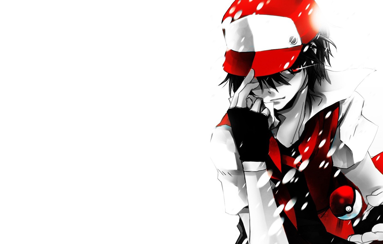 Photo Wallpaper Look, Cartoon, Boy, Cap, Guy, Anime, Anime With Cap