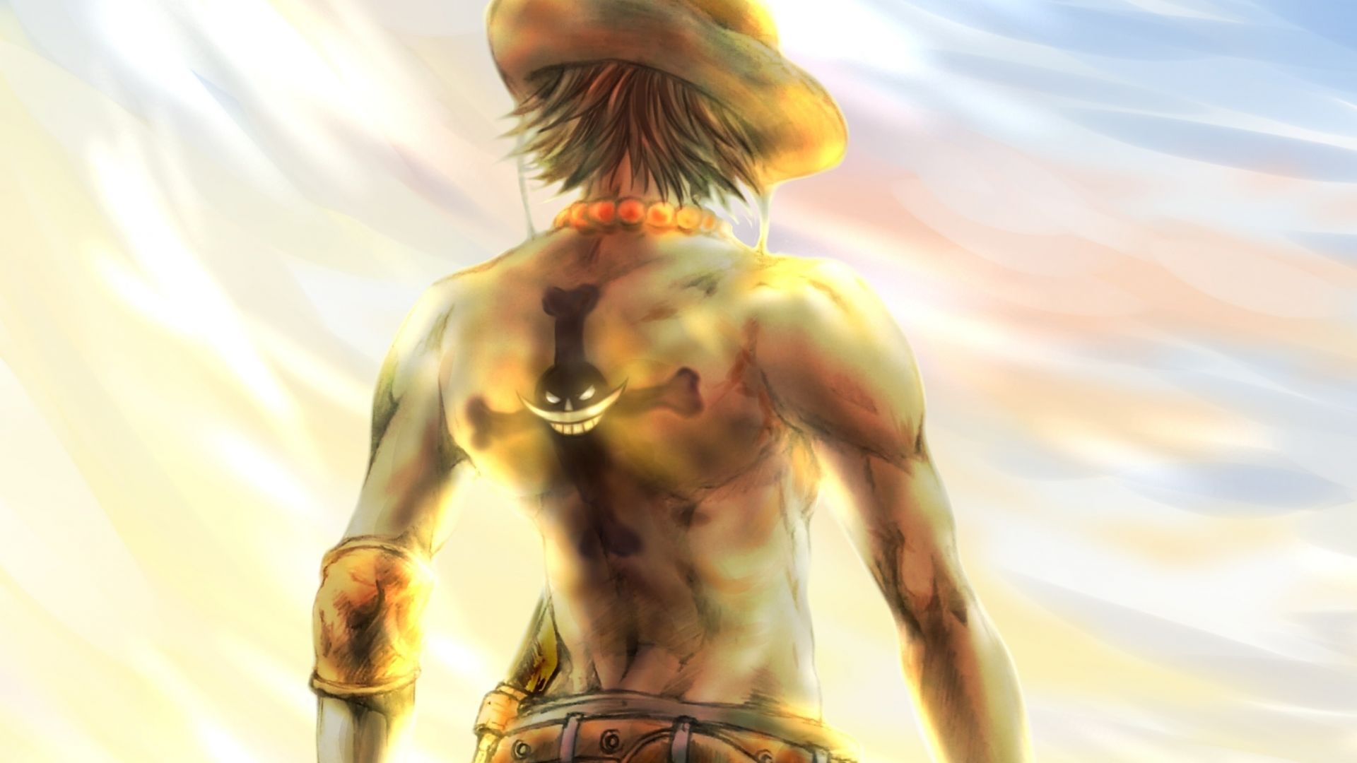 Anime, one piece, artwork, portgas d. ace, pirate wallpaper, HD image, picture, background, cdaeef