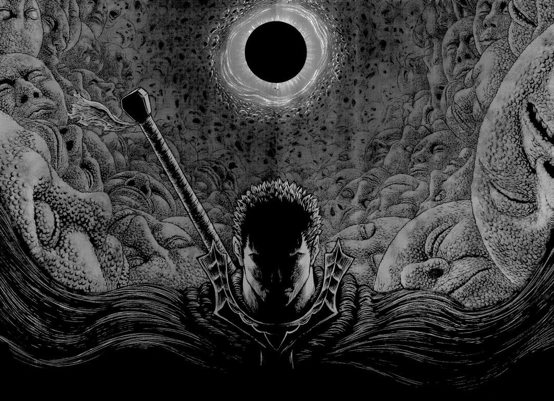 Kentaro Miura Berserk Manga Guts / iPhone HD Wallpaper Background Download HD Wallpaper (Desktop Background / Android / iPhone) (1080p, 4k) (1080x783)