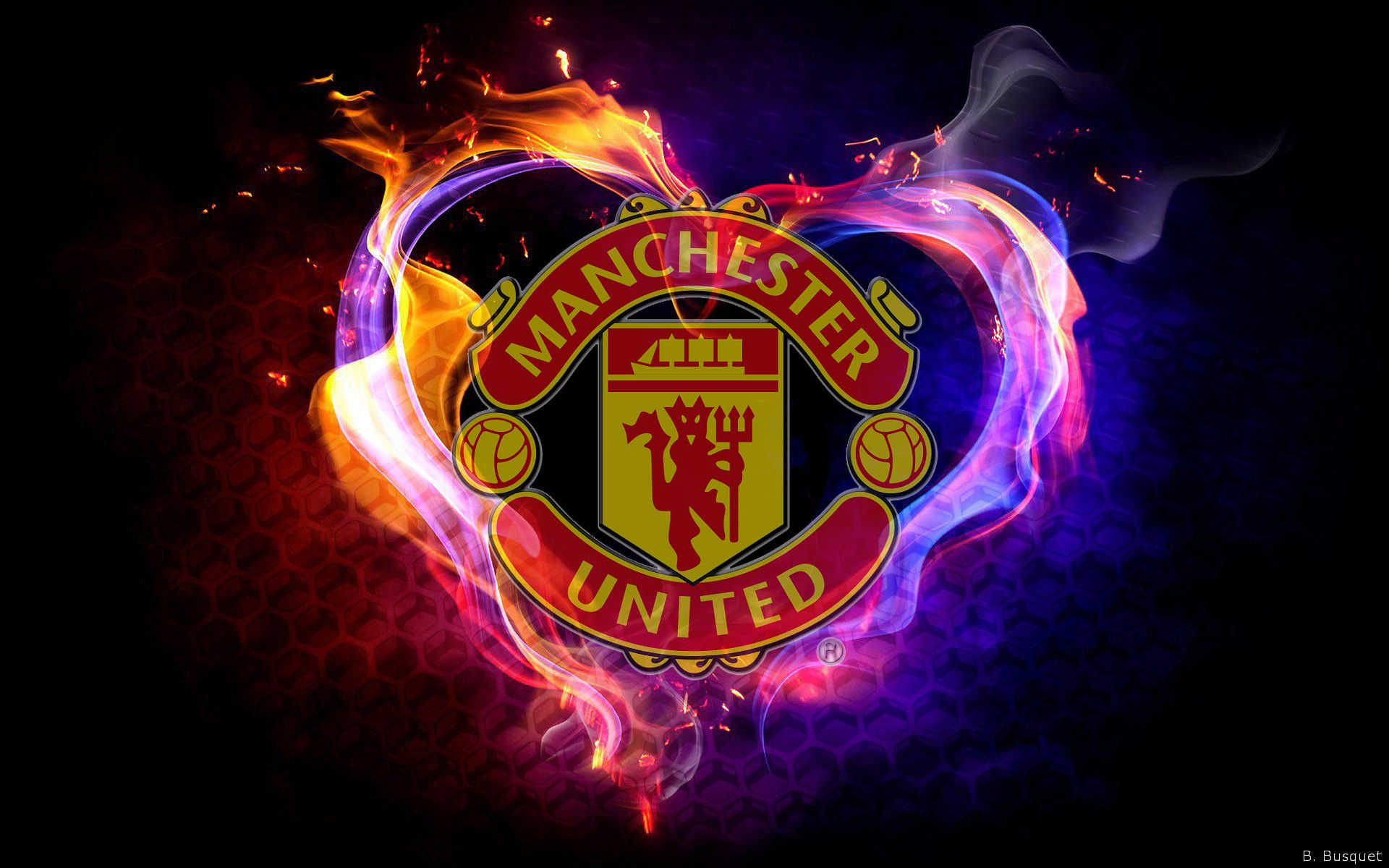 Manchester United Logo Wallpaper Free Manchester United Logo Background