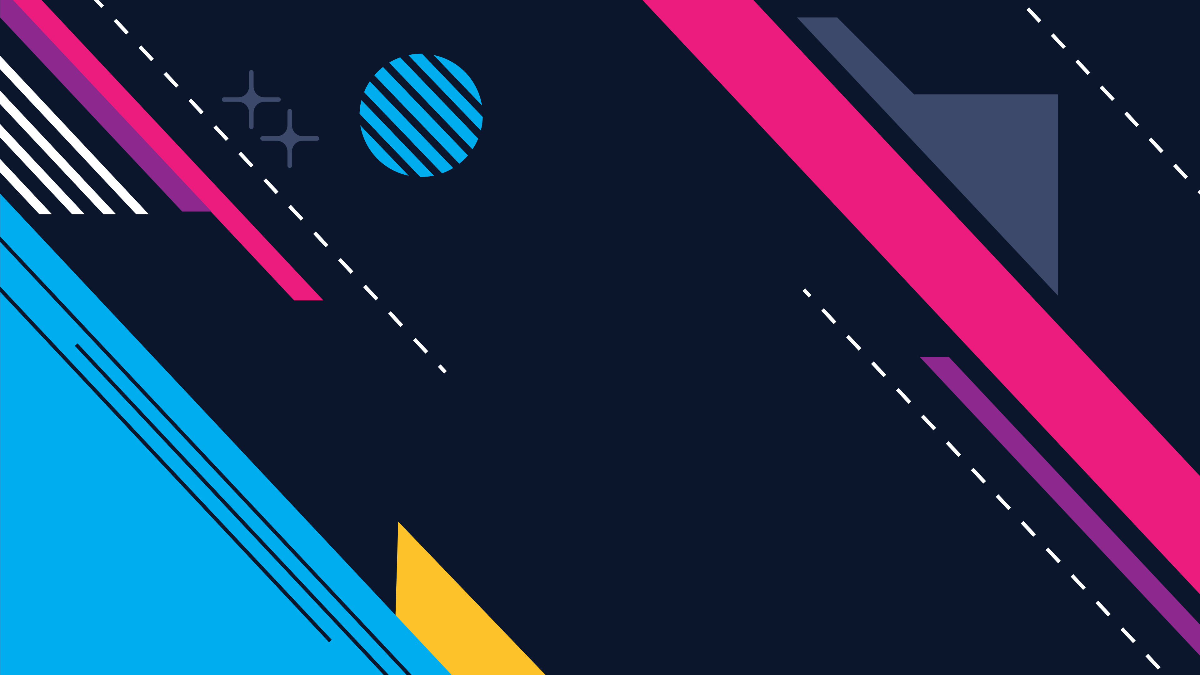 Wallpaper 4k Stripes Geometric Figures Wallpaper