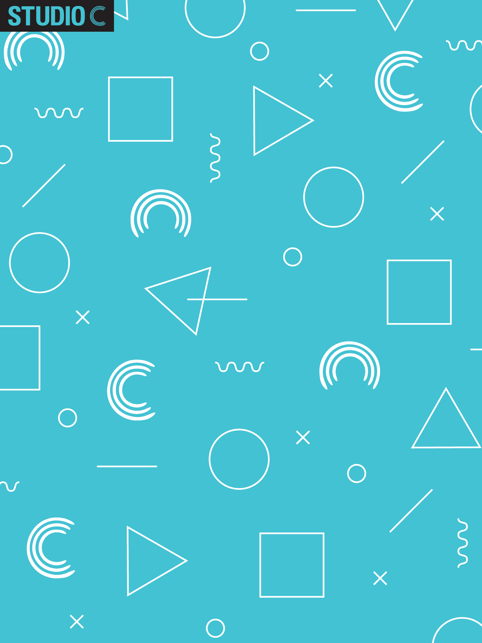 Studio C Wallpaper Geometric Shapes