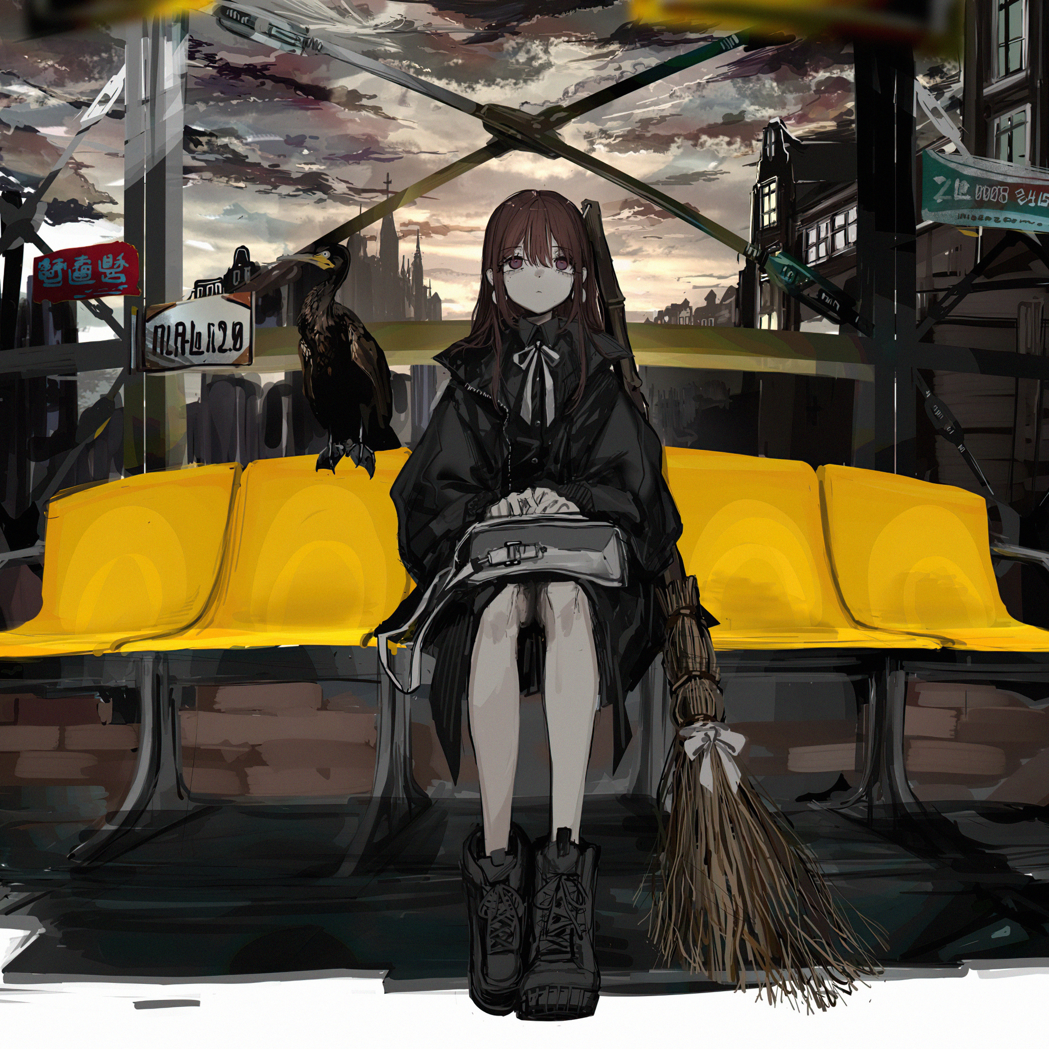 Gothic Anime Girl 4k iPad Air HD 4k Wallpaper, Image, Background, Photo and Picture