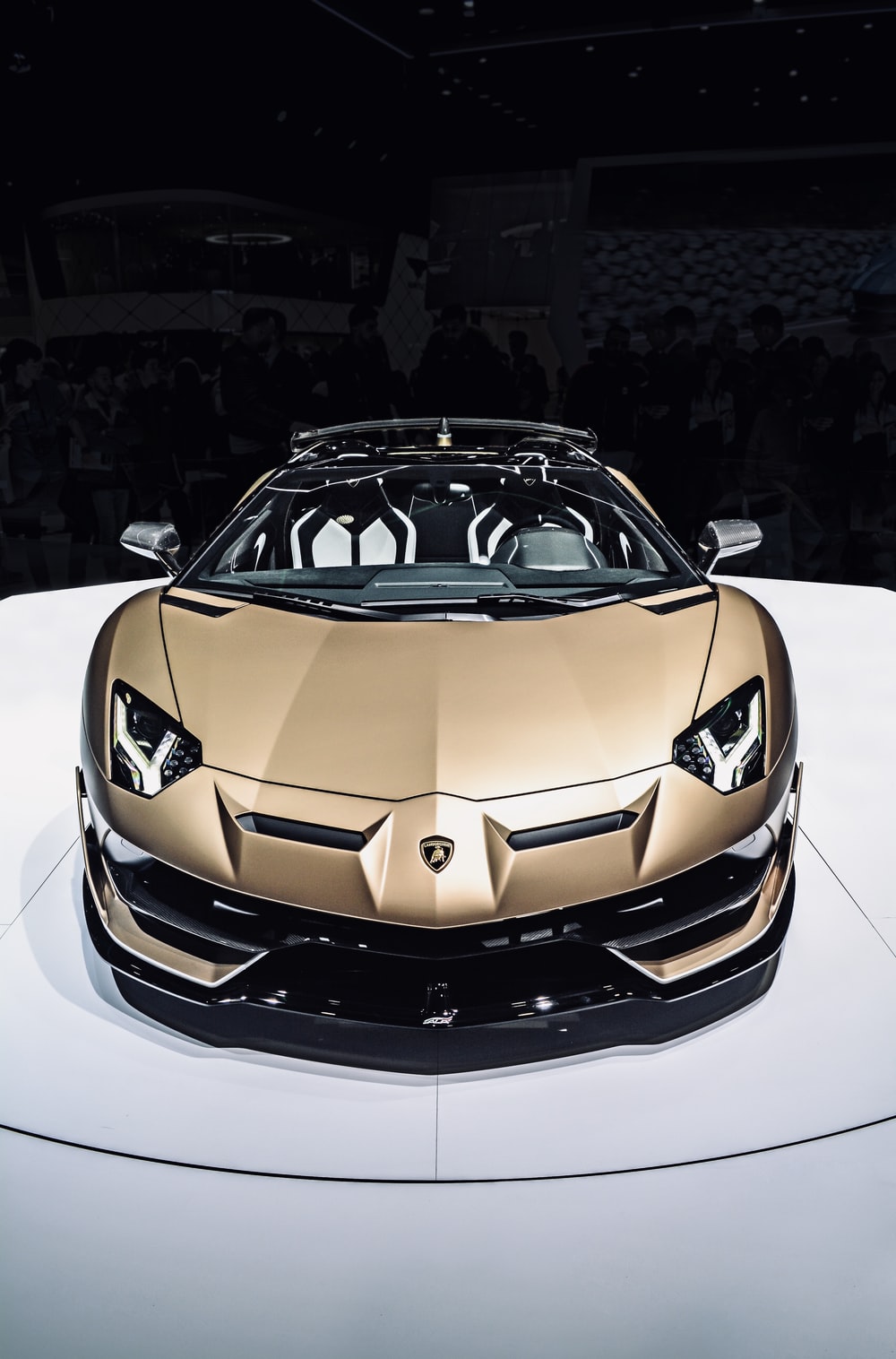 brown Lamborghini sports car photo
