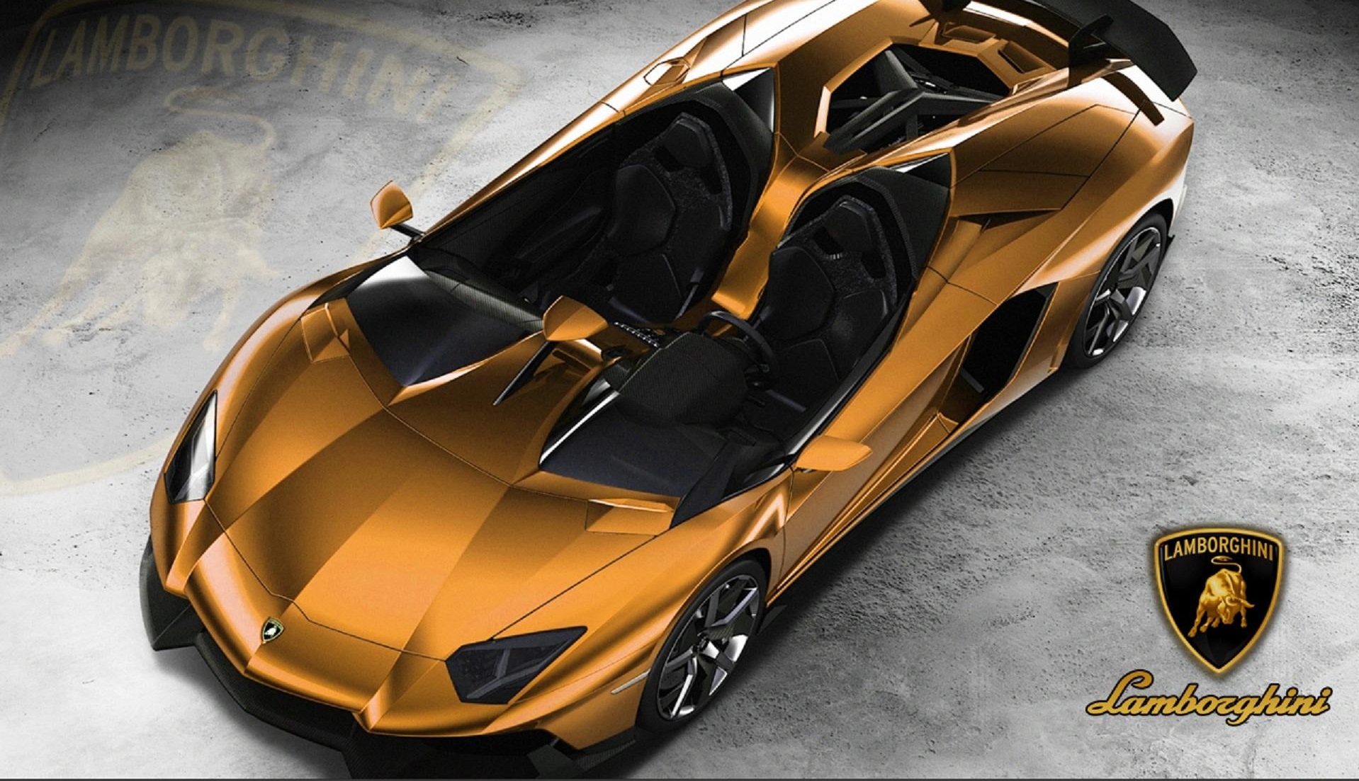 Lamborghini Aventador из золота