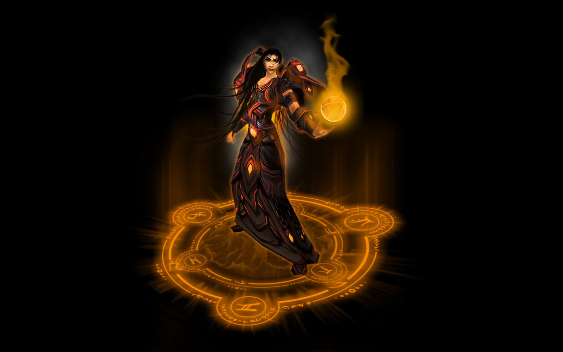 Fire Mage Wallpaper