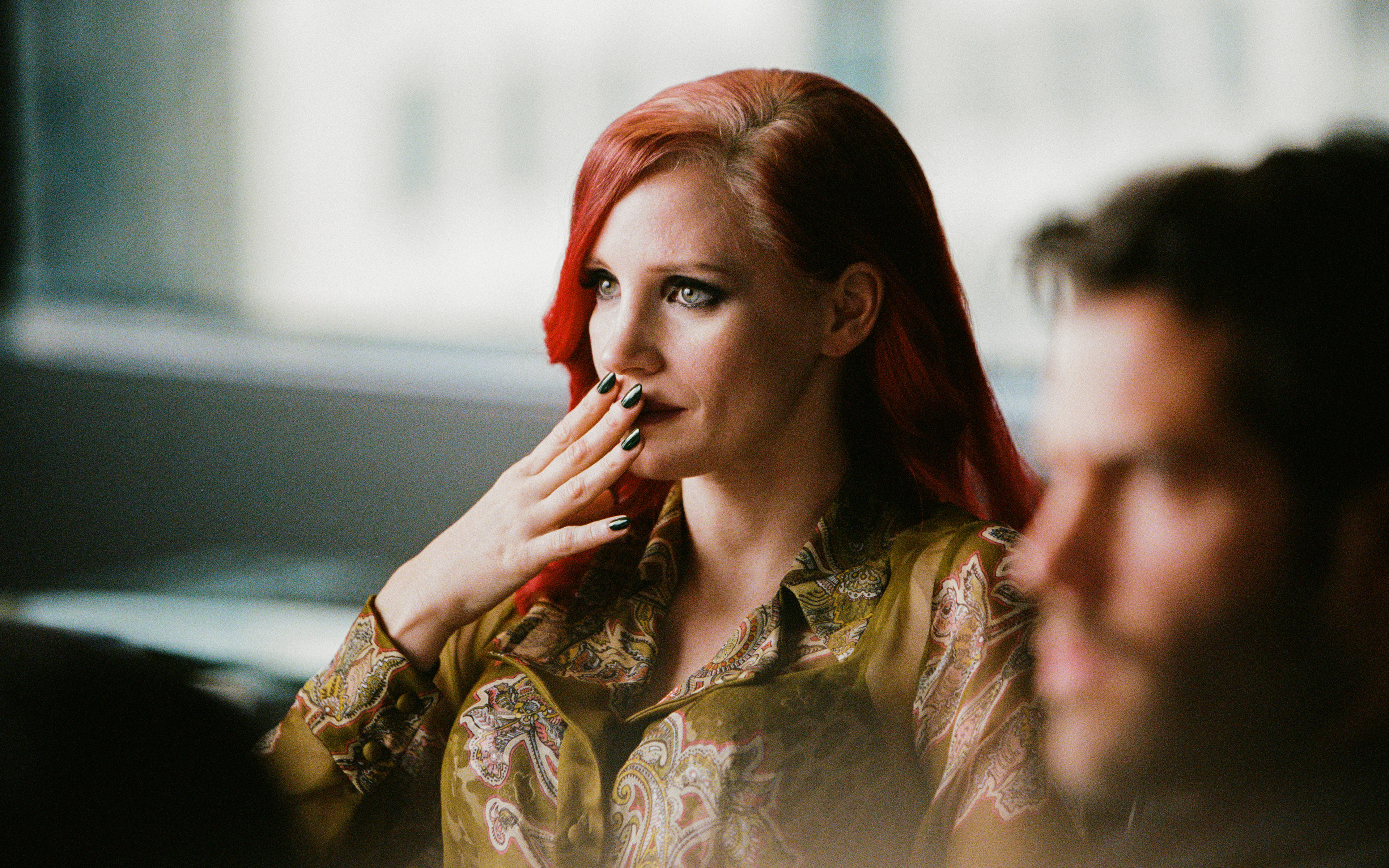 Download wallpaper 4k, Jessica Chastain, movie stars, american actress, beauty, Hollywood, beautiful woman for desktop with resolution 3840x2400. High Quality HD picture wallpaper