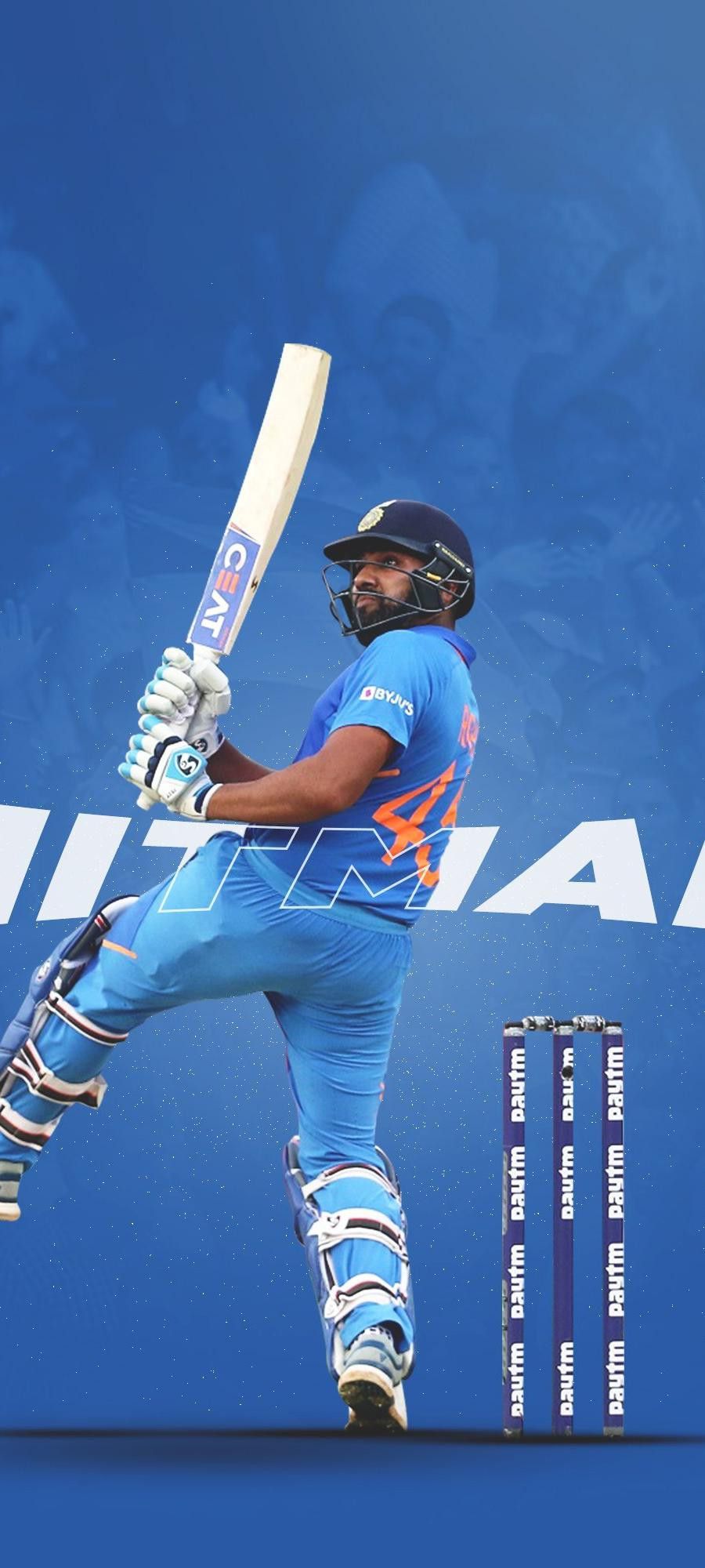Rohit Sharma. Cricket wallpaper, Wallpaper, Blue background