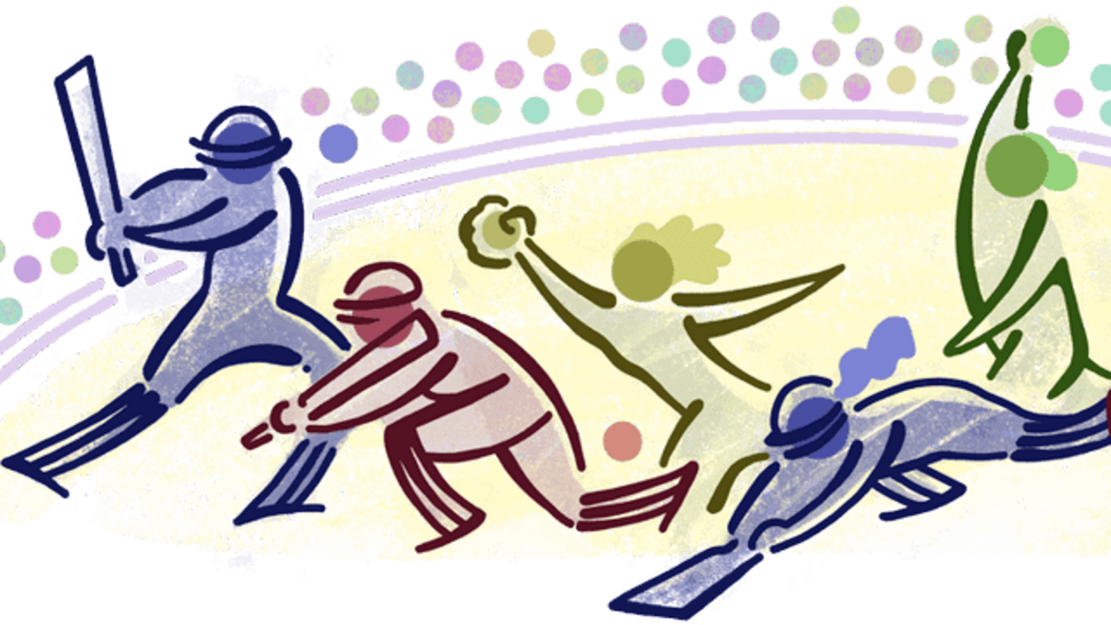 Google doodle today celebrates beginning of Women's Cricket World Cup 2022
