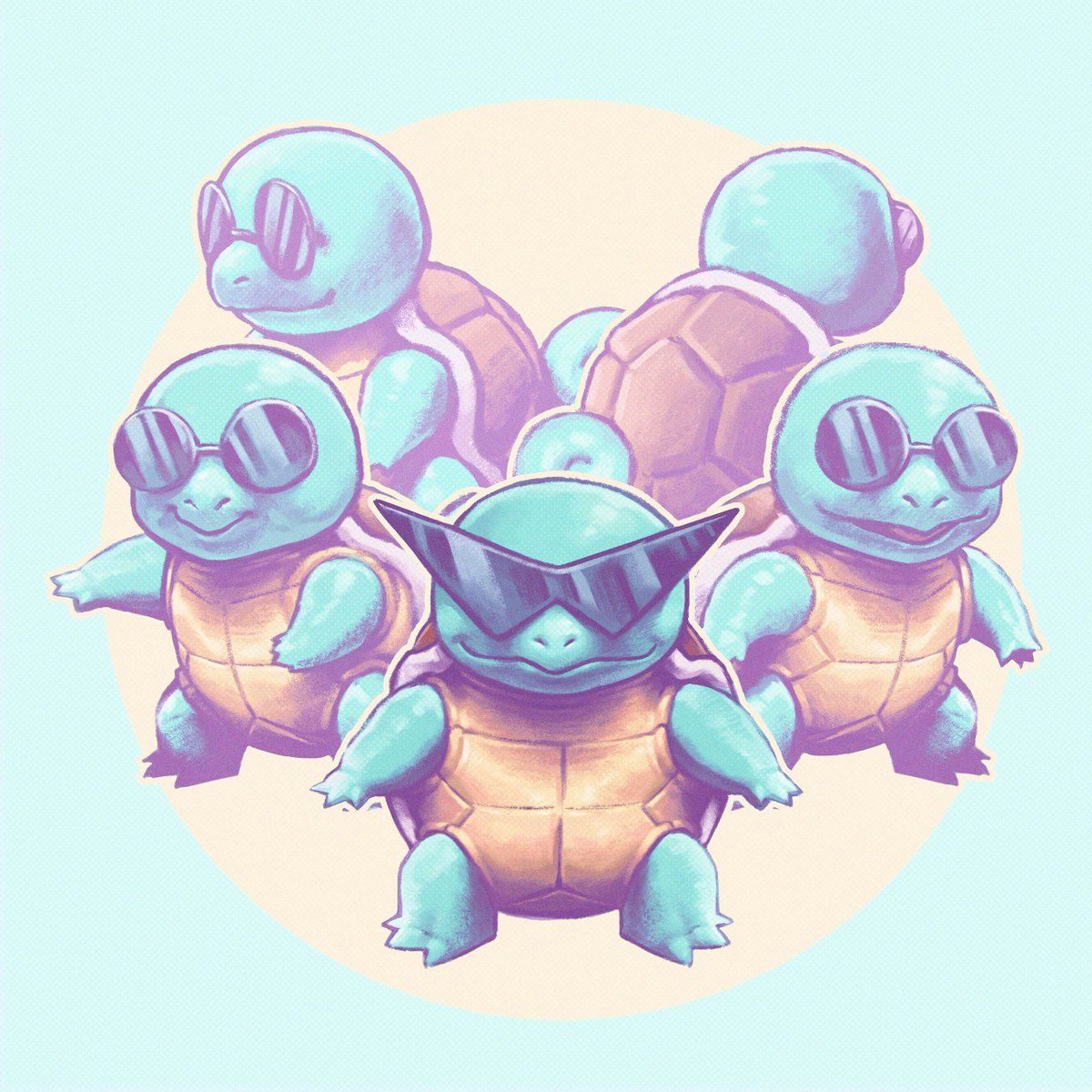 squirtle sunglasses wallpaper