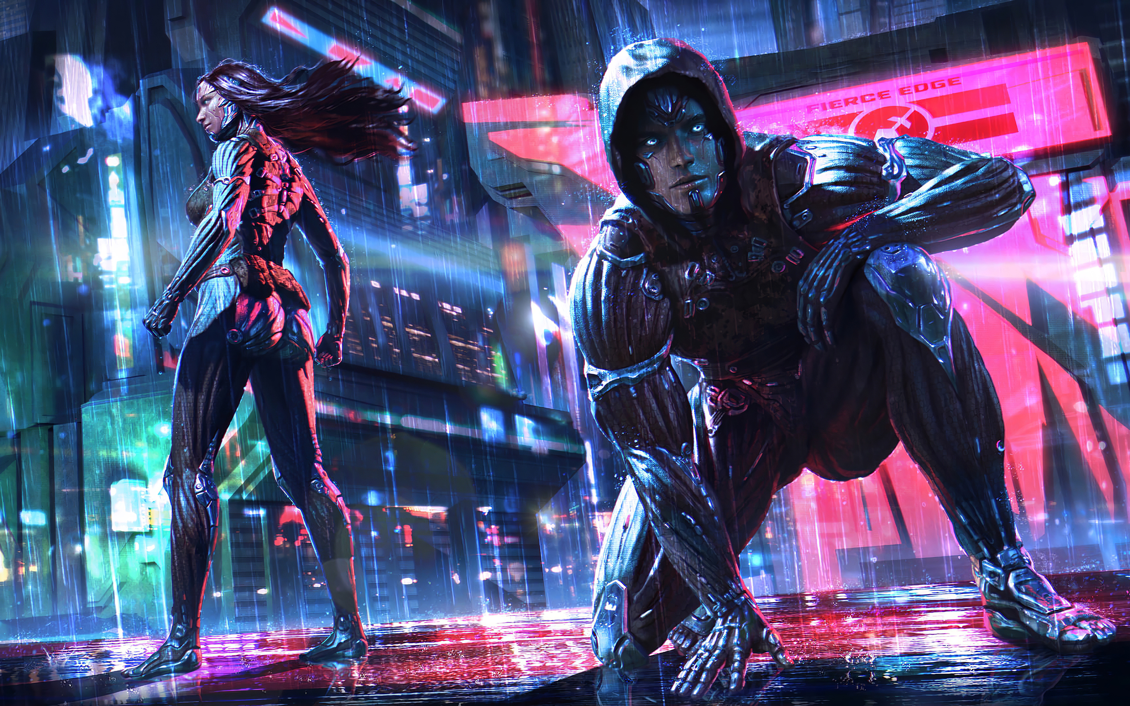 Neon Heroes 4k HD 4k Wallpaper, Image, Background, Photo and Picture
