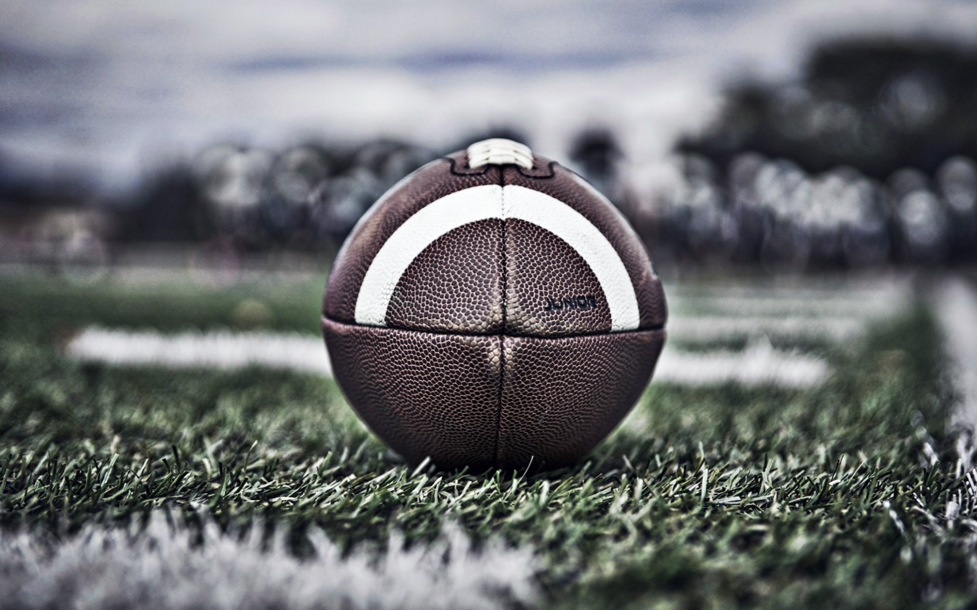 Download Wallpaper American Football Ball, Field, Stadium, Close Up, American Football For Desktop With Resolution 1920x1200. High Quality HD Picture Wallpaper