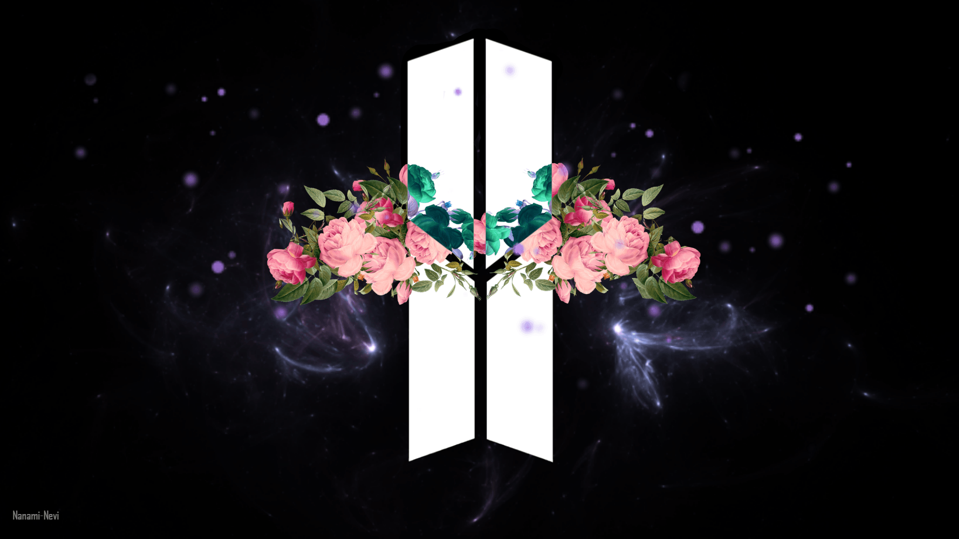 New BTS Logo Desktop Wallpaper
