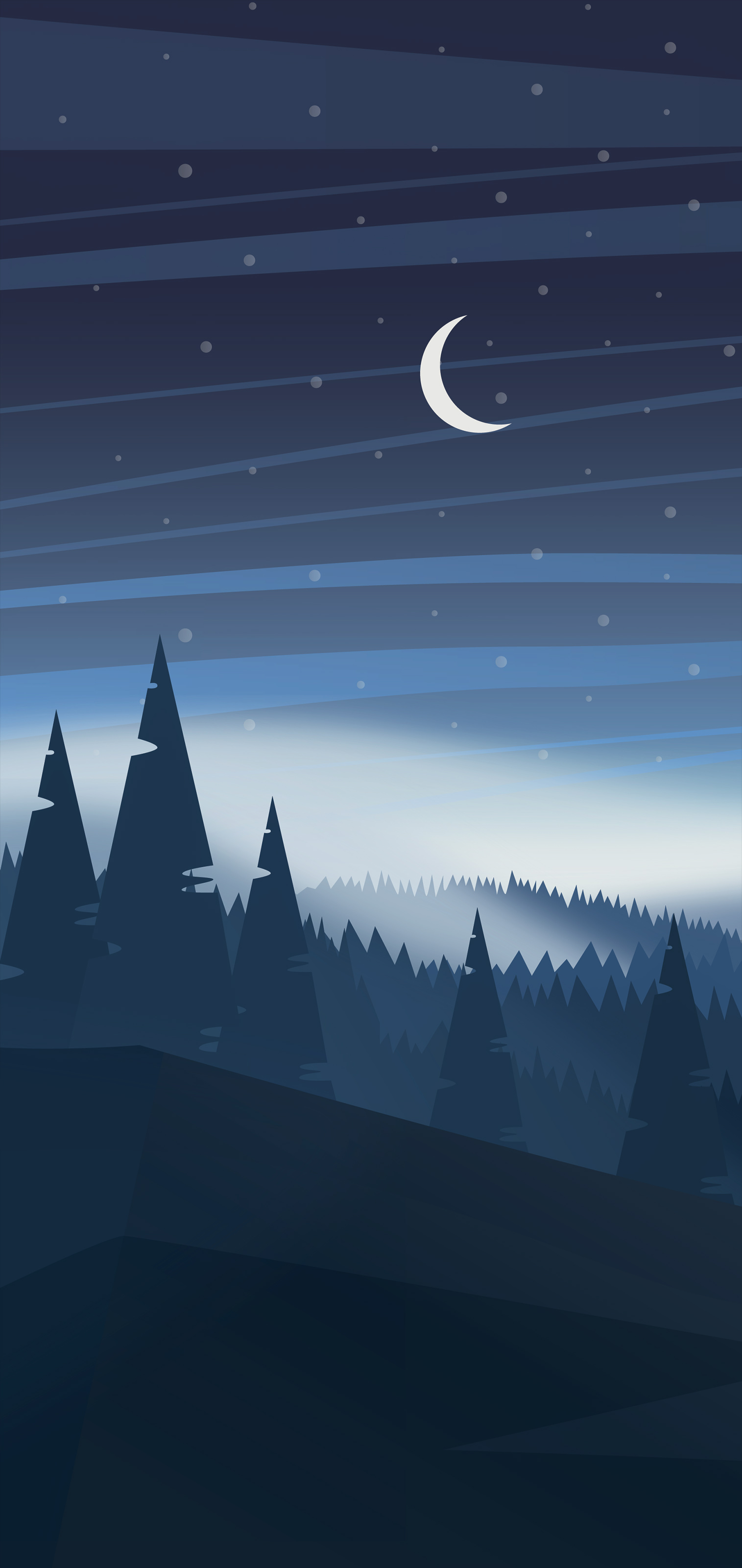 Wallpaper Illustration, Landscape Painting, Drawing, Painting, Night, Background Free Image