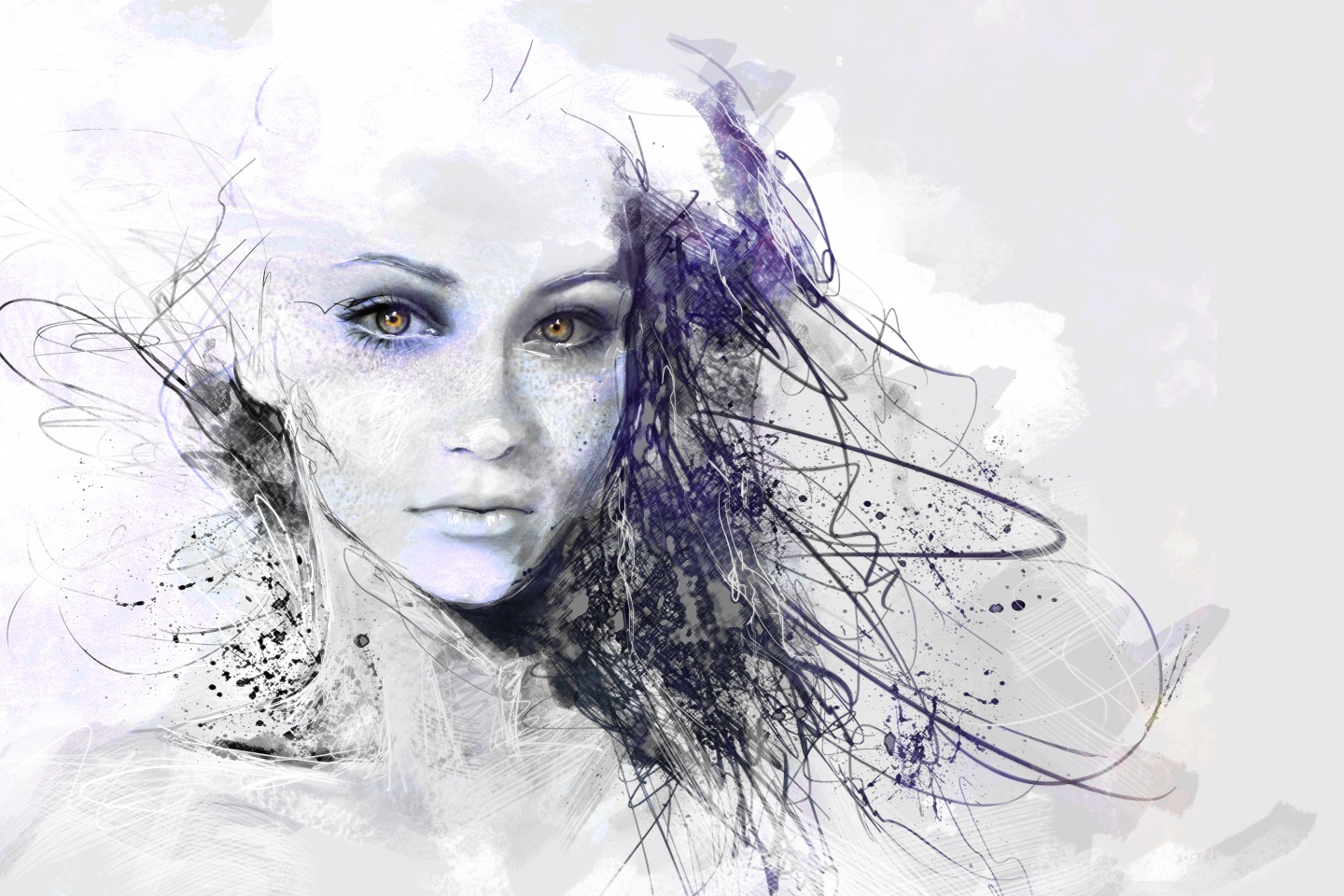 Urban Girl Drawing Ultra HD Desktop Background Wallpaper for 4K UHD TV, Widescreen & UltraWide Desktop & Laptop, Tablet