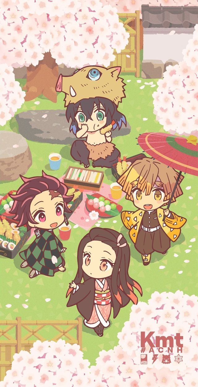 Demon Slayer Chibi Wallpaper