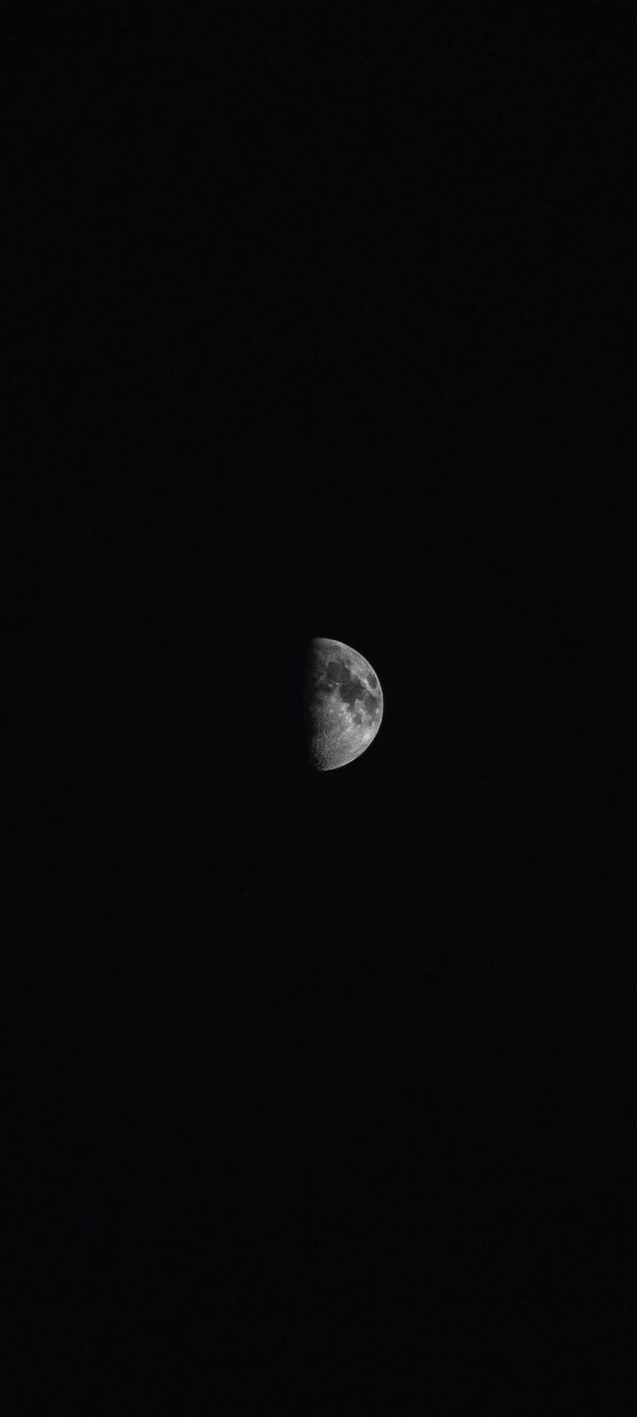 Moon Shadow Darkness Wallpaper - [720x1600]